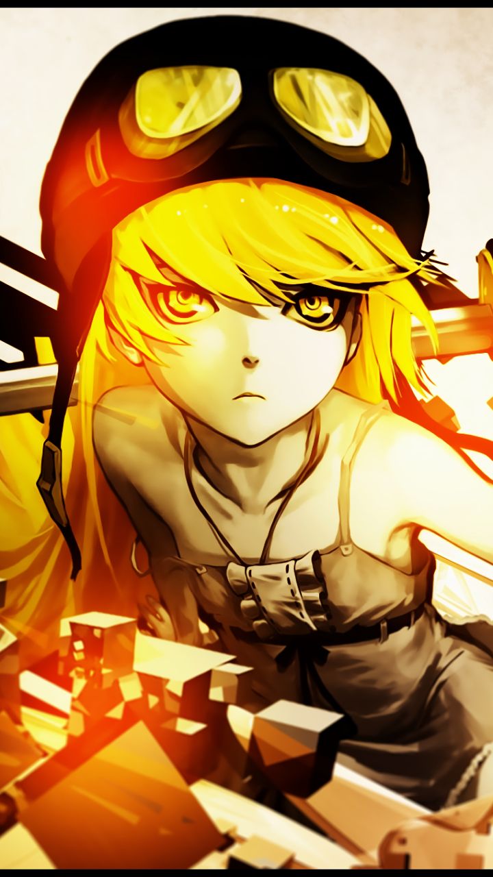 Handy-Wallpaper Animes, Monogatari (Serie), Shinobu Oshino kostenlos herunterladen.