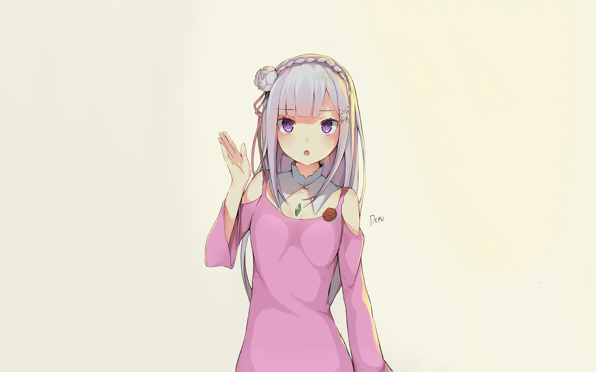 Handy-Wallpaper Animes, Emilia (Re: Zero), Re:zero Das Leben In Einer Anderen Welt Beginnen kostenlos herunterladen.