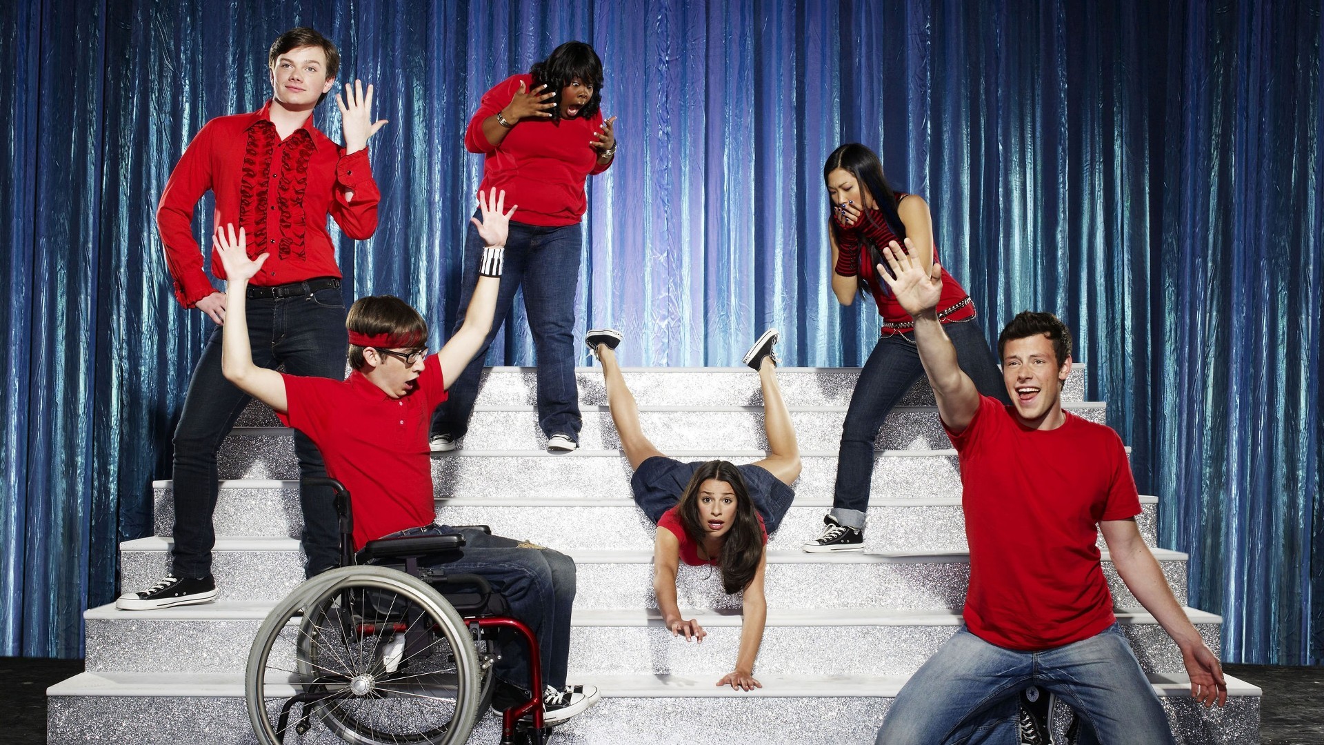 Handy-Wallpaper Fernsehserien, Glee kostenlos herunterladen.
