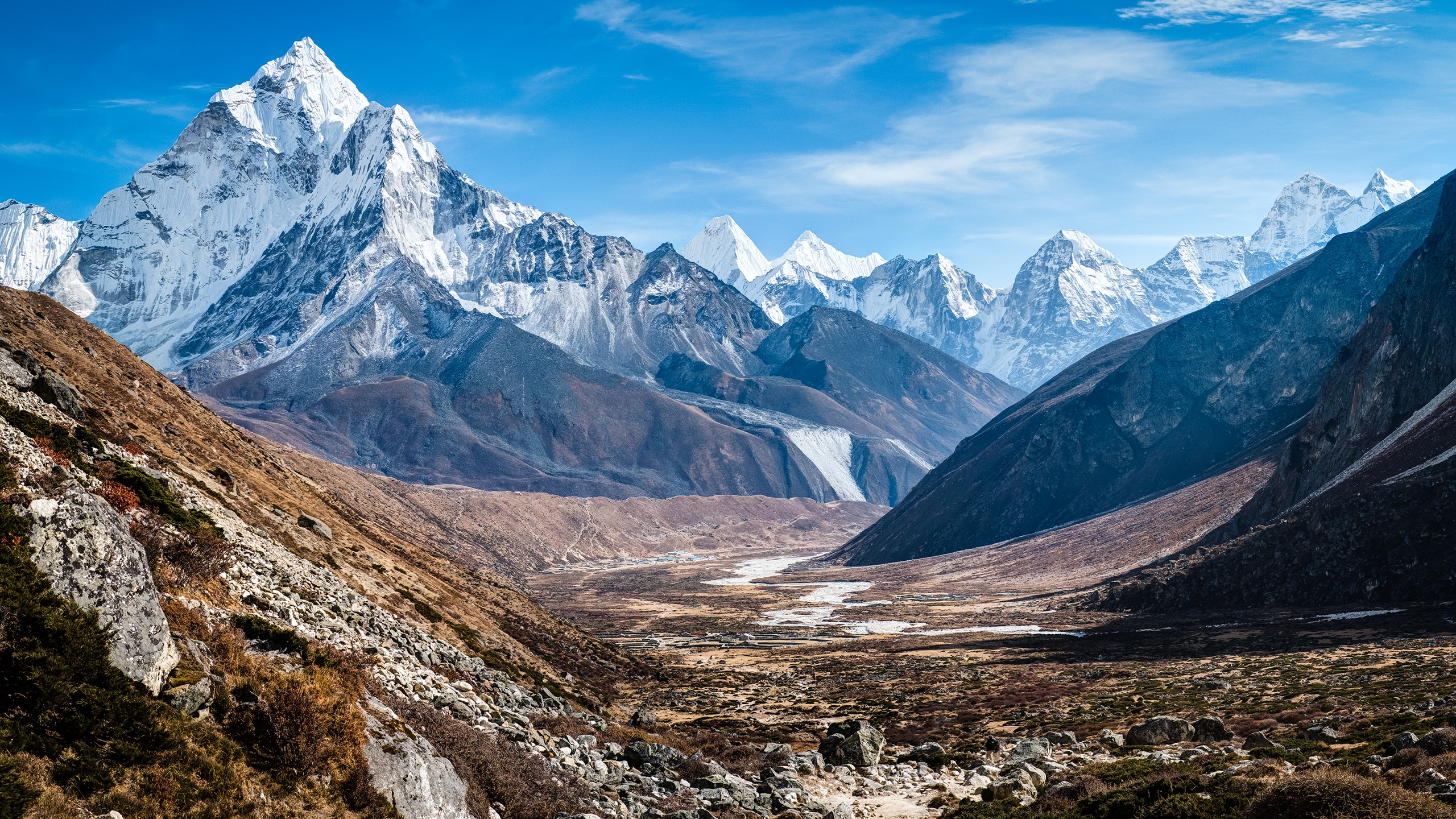Скачать картинку Гора, Гималаи, Земля/природа в телефон бесплатно.
