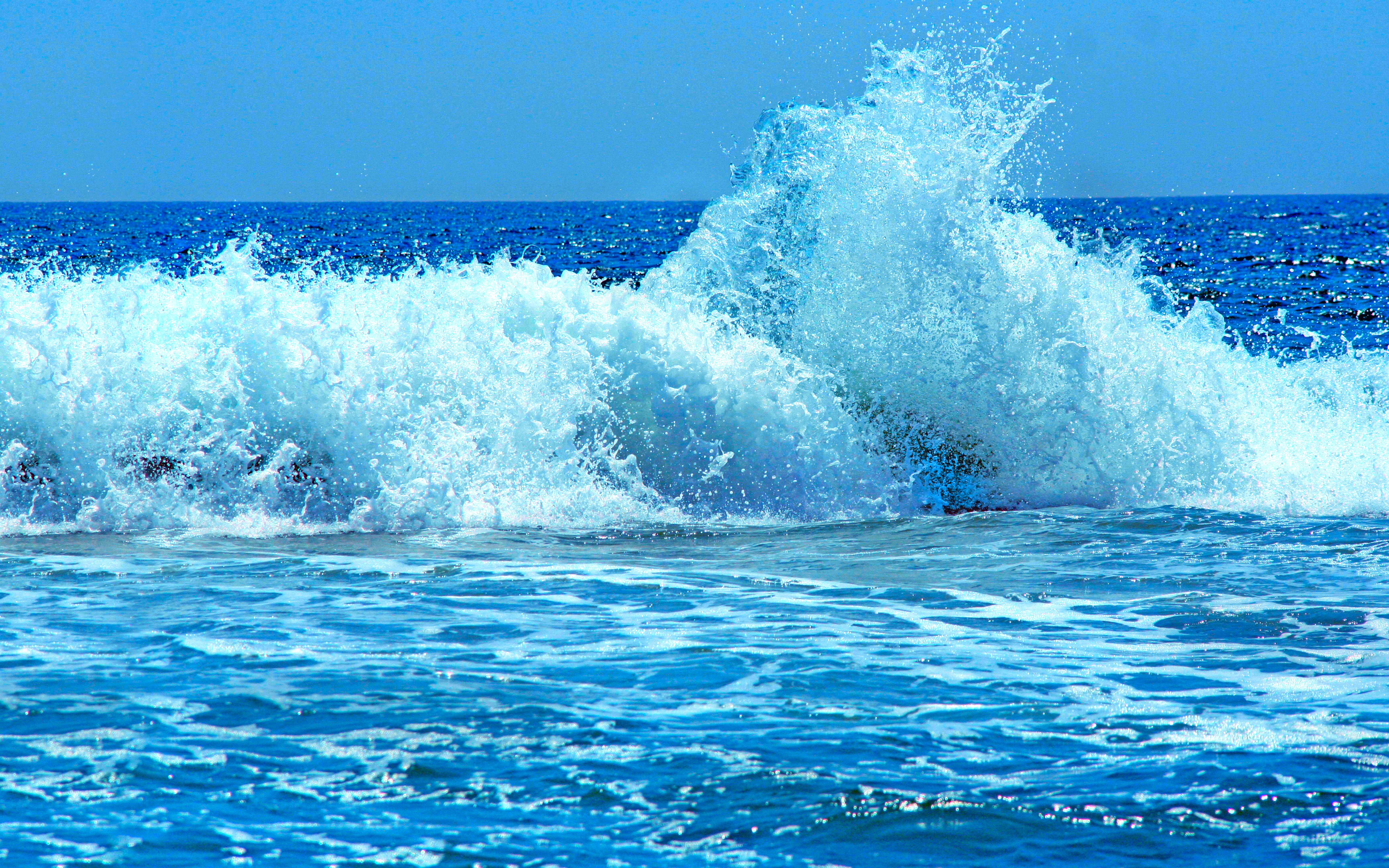 Скачать картинку Вода, Море, Горизонт, Волна, Земля/природа в телефон бесплатно.