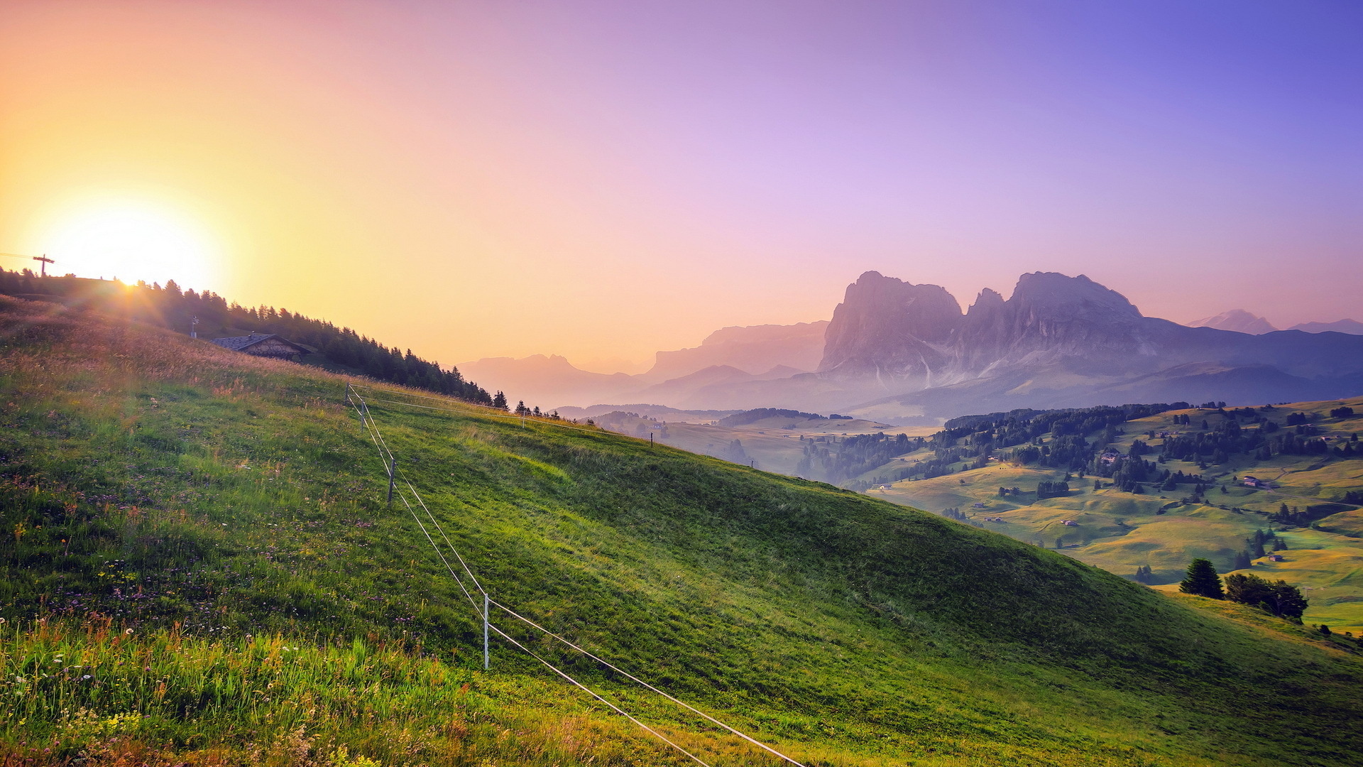 Handy-Wallpaper Landschaft, Gebirge, Szene, Sonnenuntergang, Erde/natur kostenlos herunterladen.