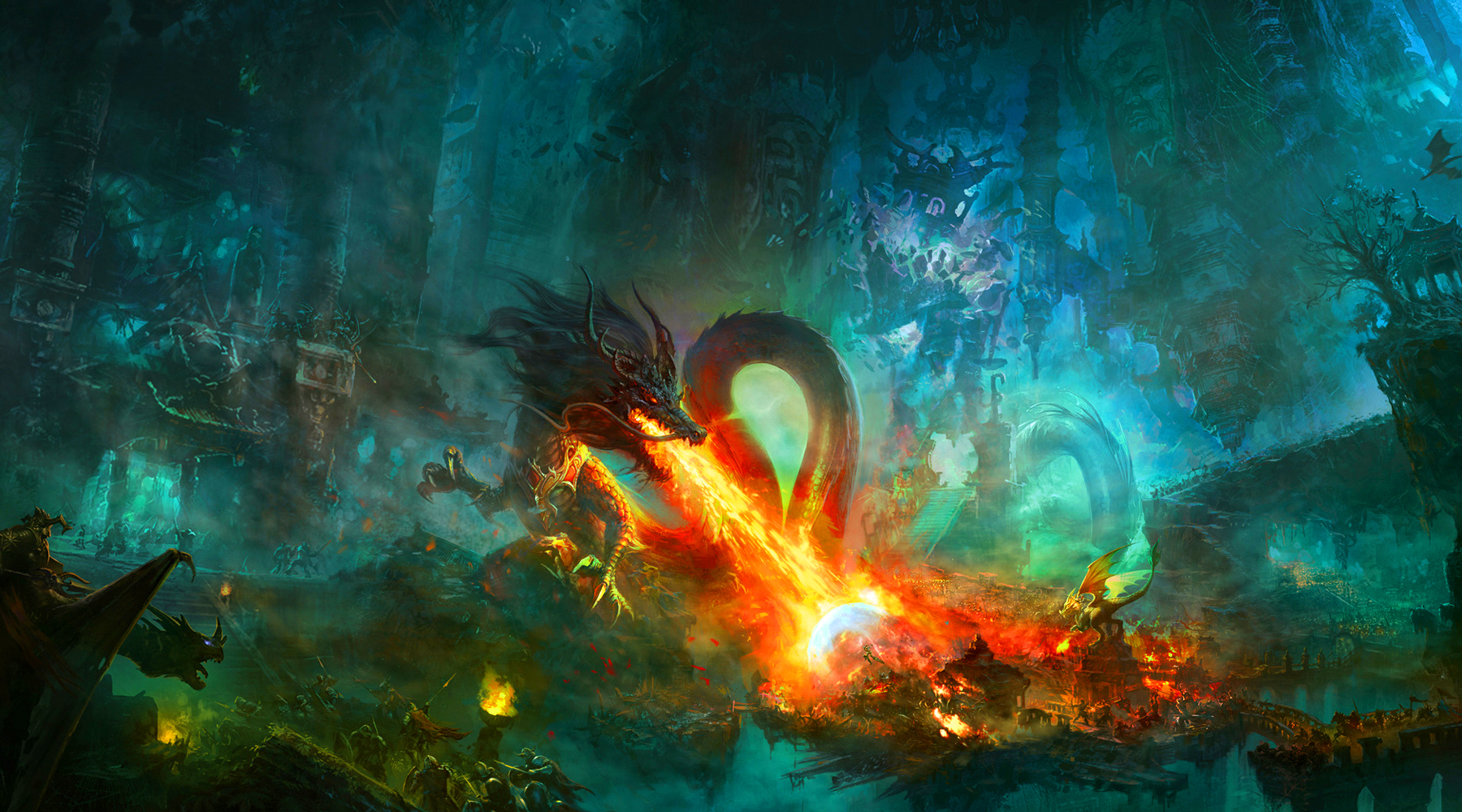 Free download wallpaper Fantasy, Dragon on your PC desktop