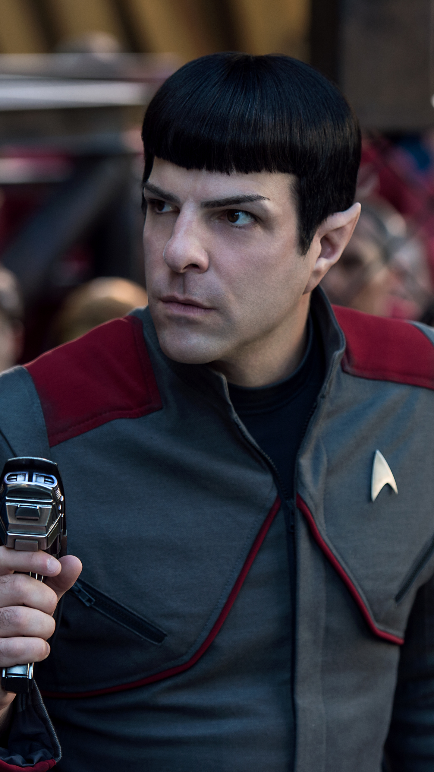 Handy-Wallpaper Filme, Spock, Zachary Quinto, Star Trek Beyond kostenlos herunterladen.