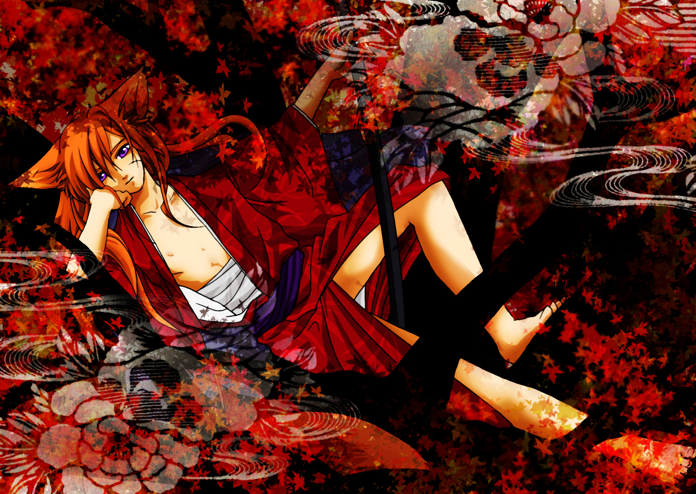 Descarga gratuita de fondo de pantalla para móvil de Kenshin El Guerrero Samurái, Animado.