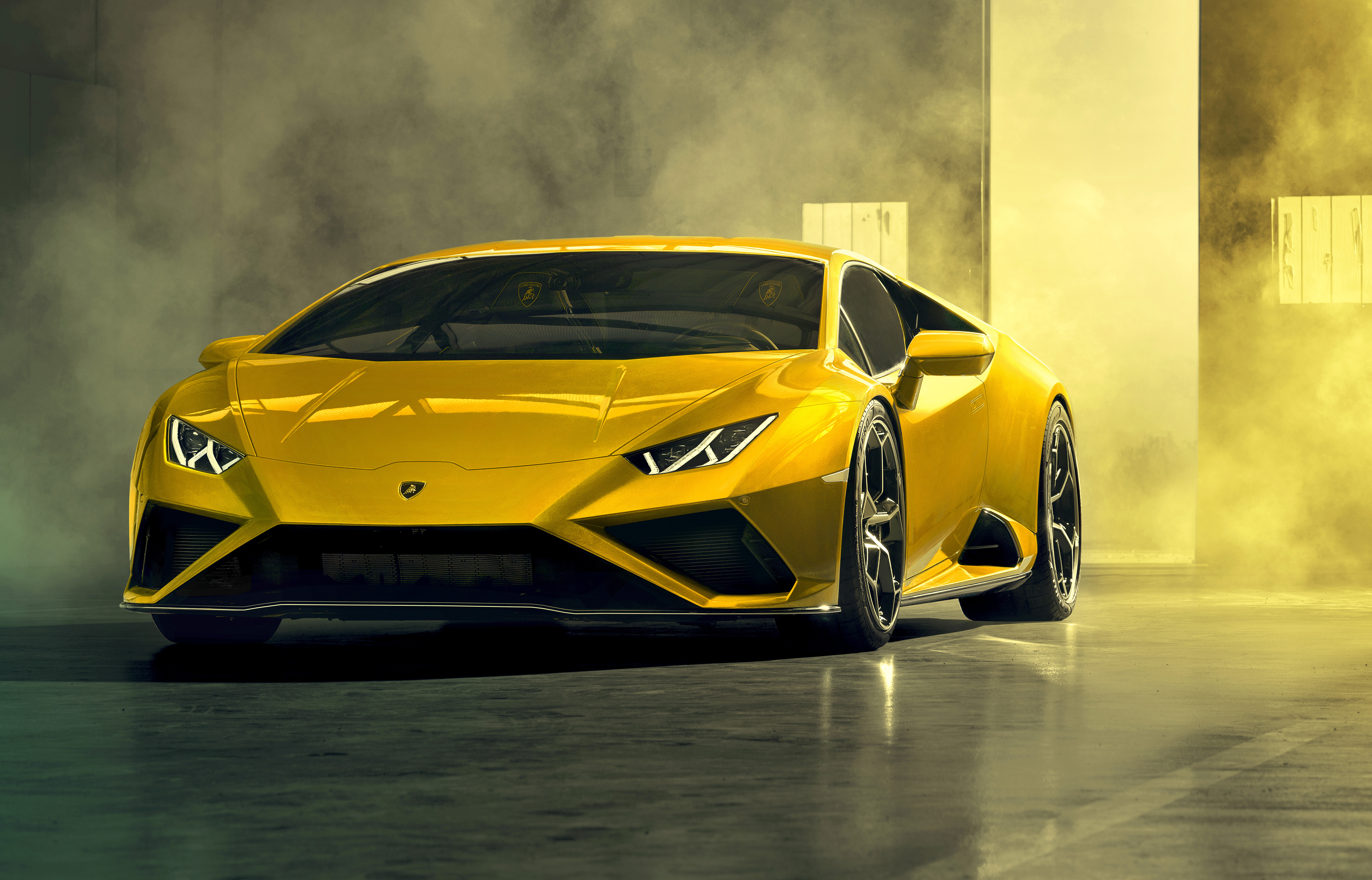 Laden Sie Lamborghini Huracán Evo HD-Desktop-Hintergründe herunter