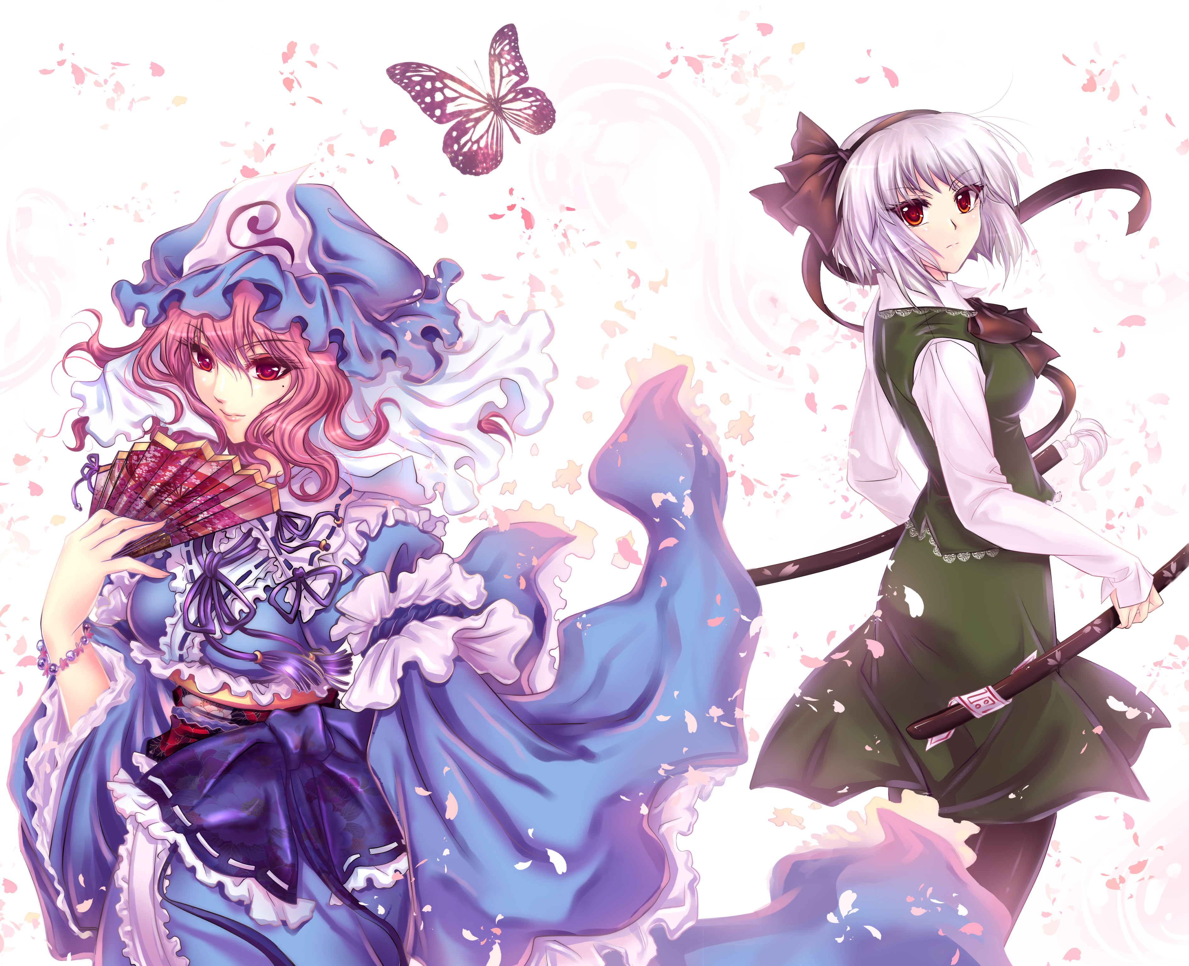 Téléchargez gratuitement l'image Animé, Touhou, Youmu Konpaku sur le bureau de votre PC