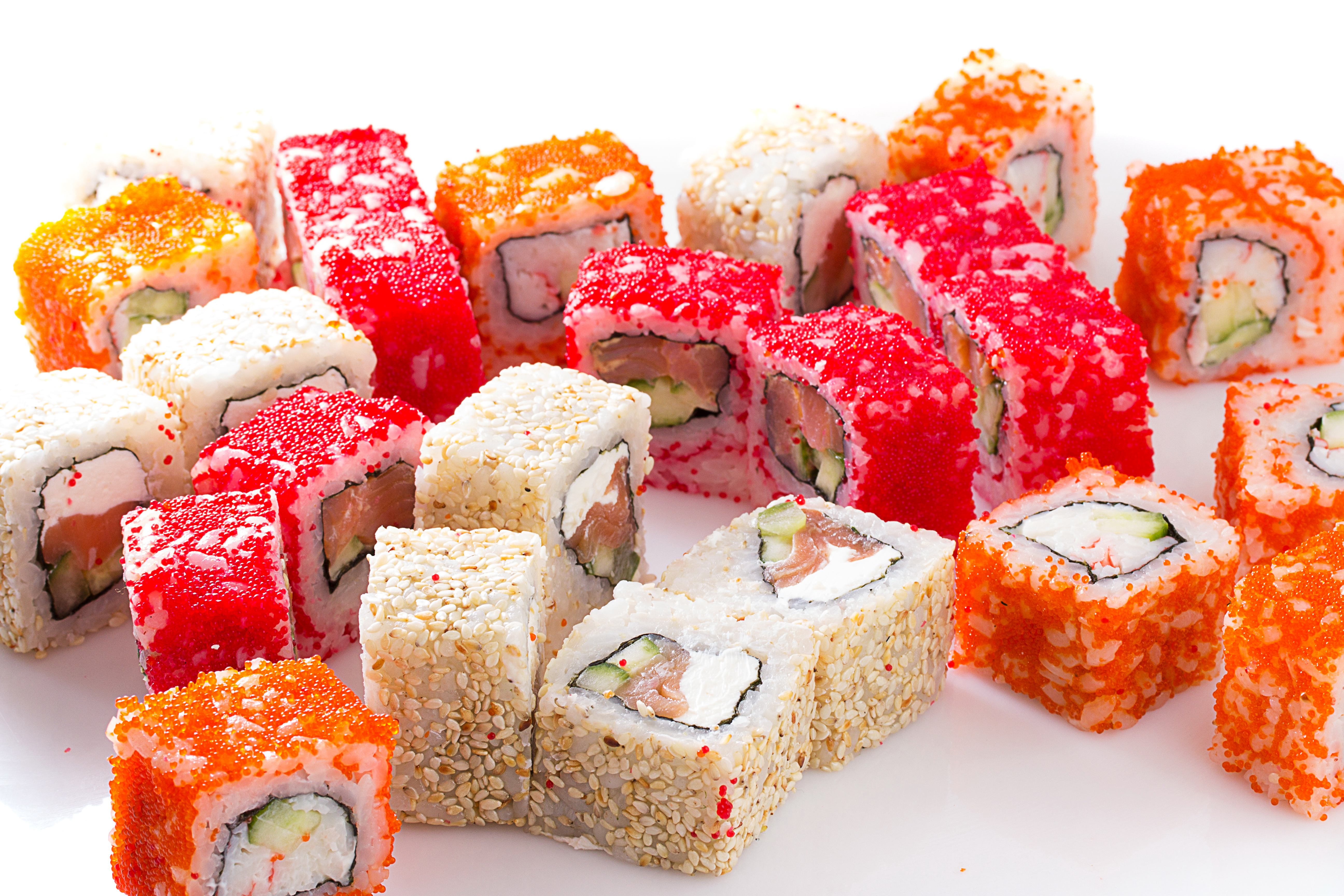 810973 descargar imagen alimento, sushi, pez, arroz, marisco: fondos de pantalla y protectores de pantalla gratis