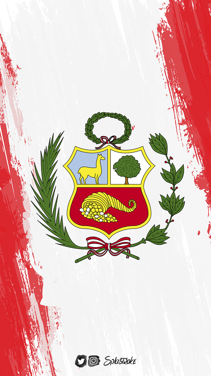 Скачать картинку Флаги, Разное, Эмблема, Перуанский Флаг, Флаг Перу в телефон бесплатно.
