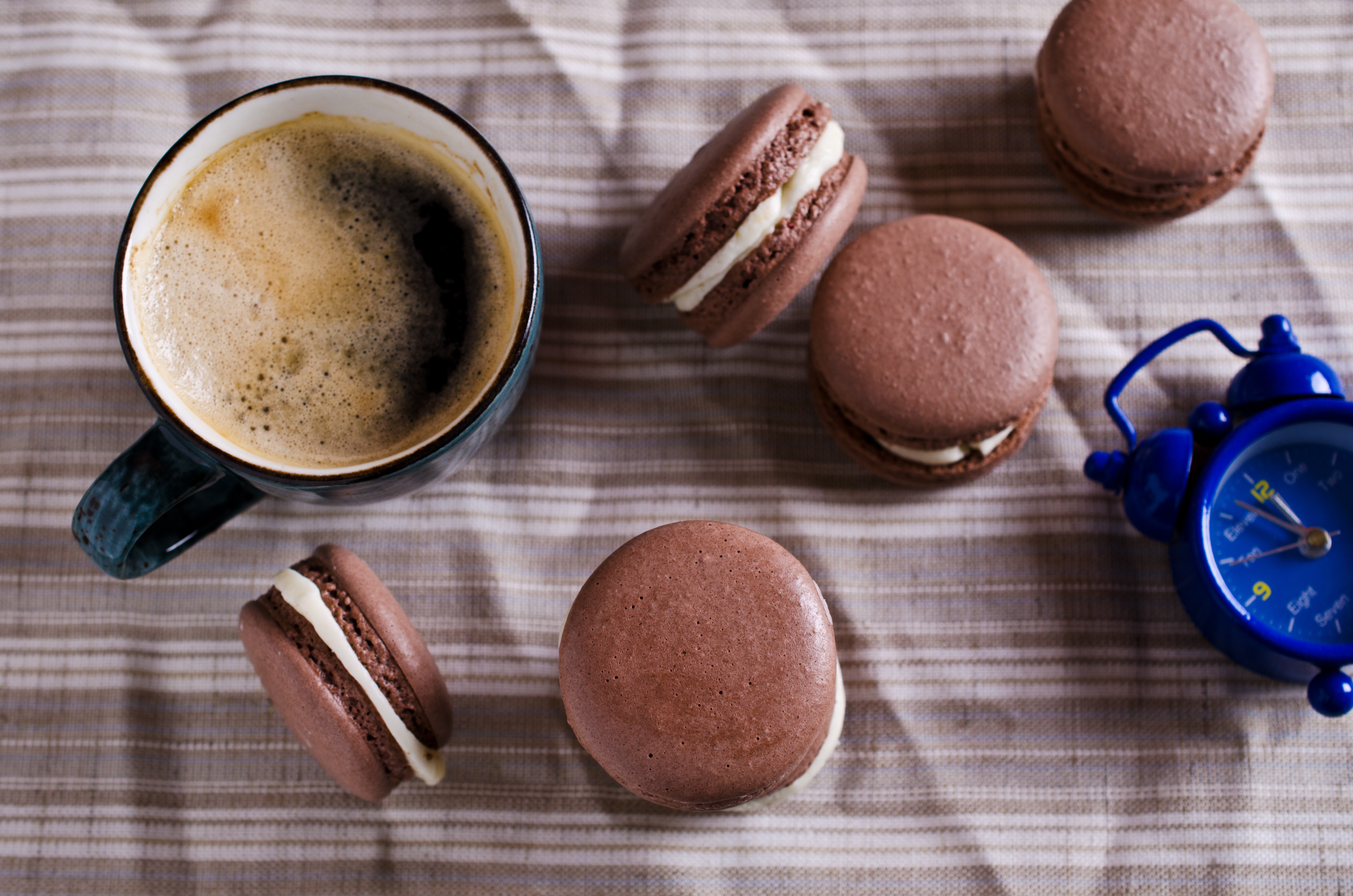 Free download wallpaper Food, Coffee, Cup, Drink, Sweets, Macaron on your PC desktop