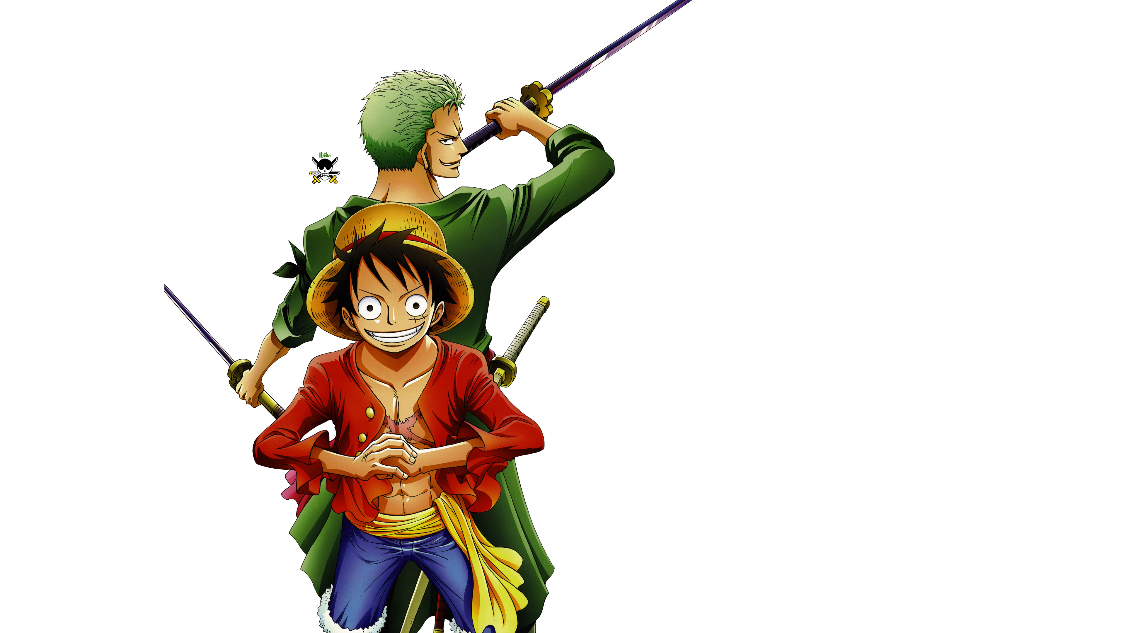 Baixar papel de parede para celular de Anime, One Piece, Roronoa Zoro, Monkey D Luffy gratuito.
