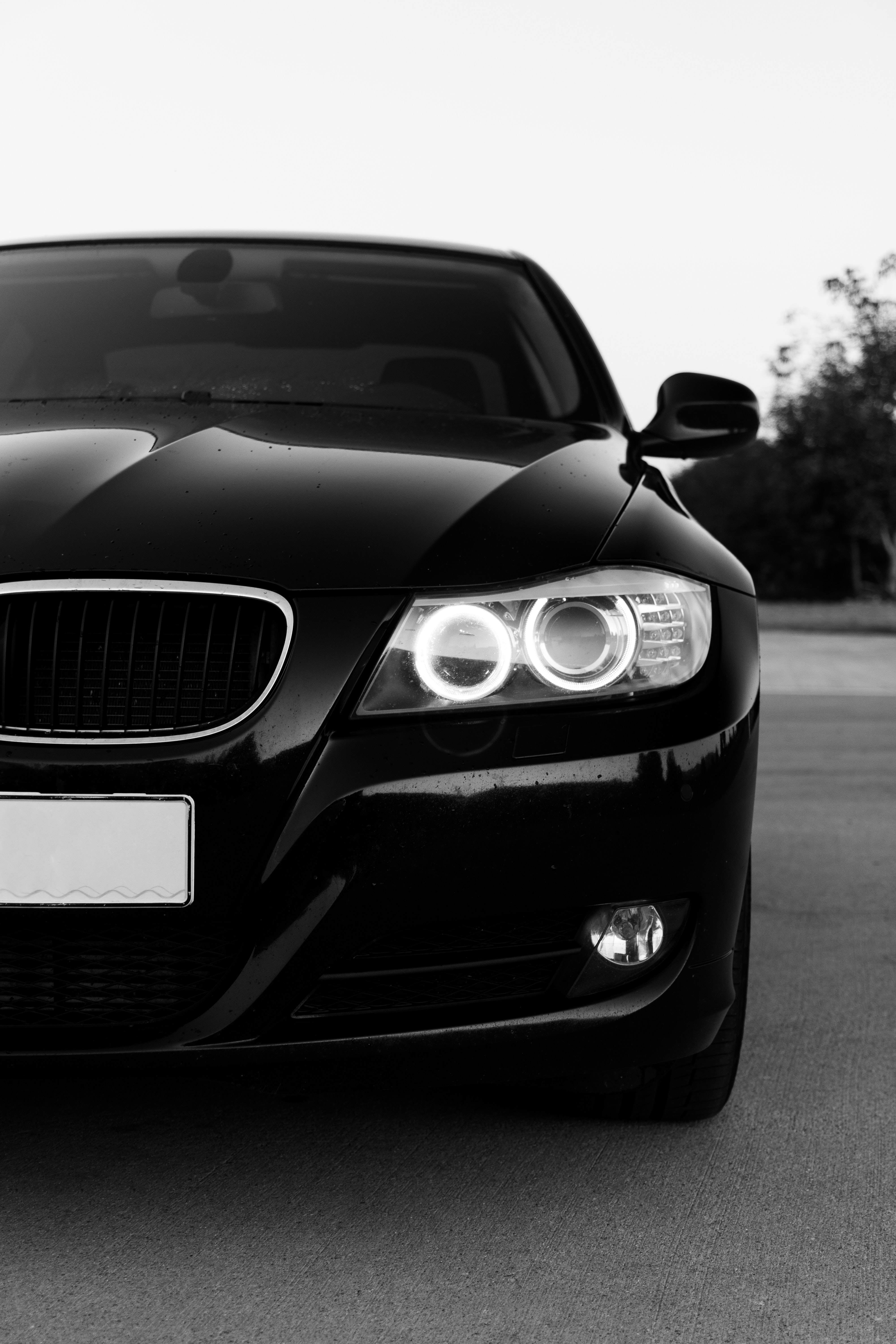 Download mobile wallpaper Car, Front View, Cars, Headlight, Bmw for free.