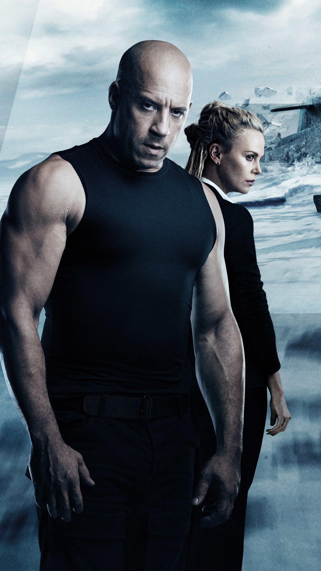 Download mobile wallpaper Fast & Furious, Vin Diesel, Charlize Theron, Movie, The Fate Of The Furious for free.
