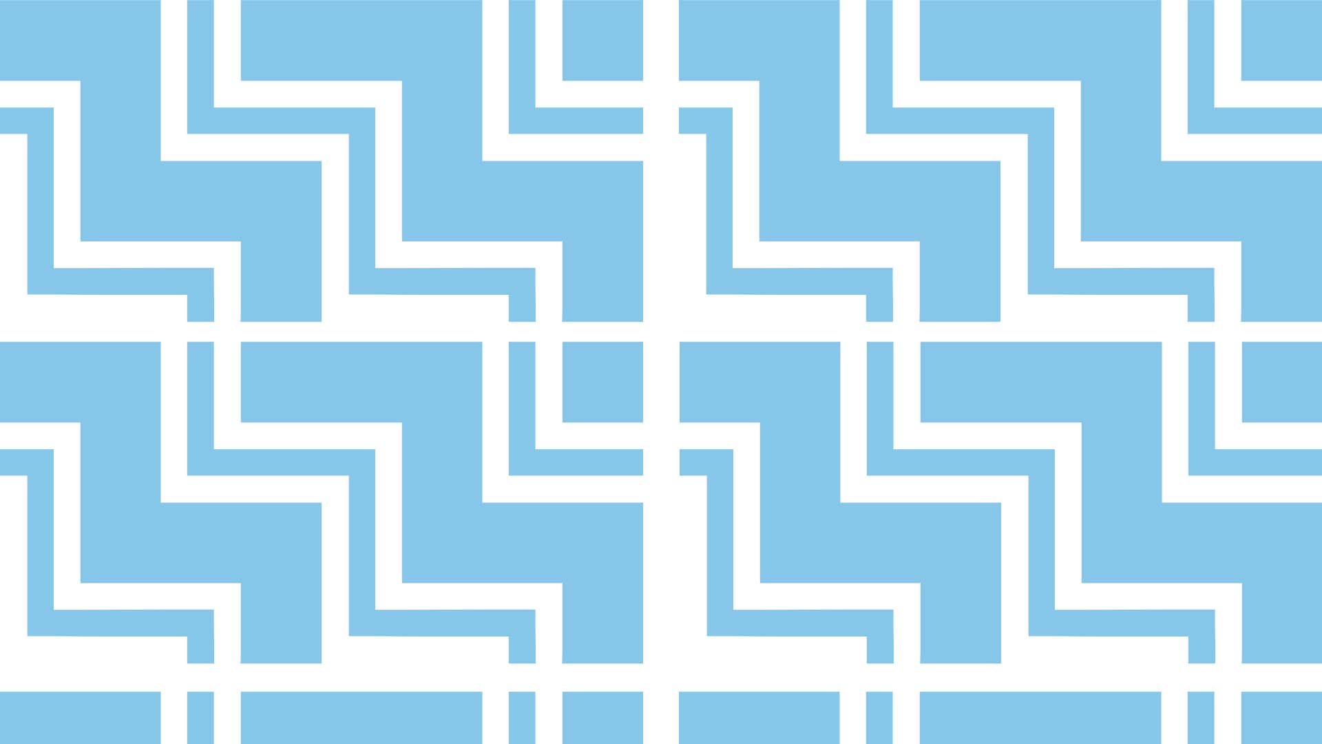 abstract, geometry, blue, shapes, white, zigzag