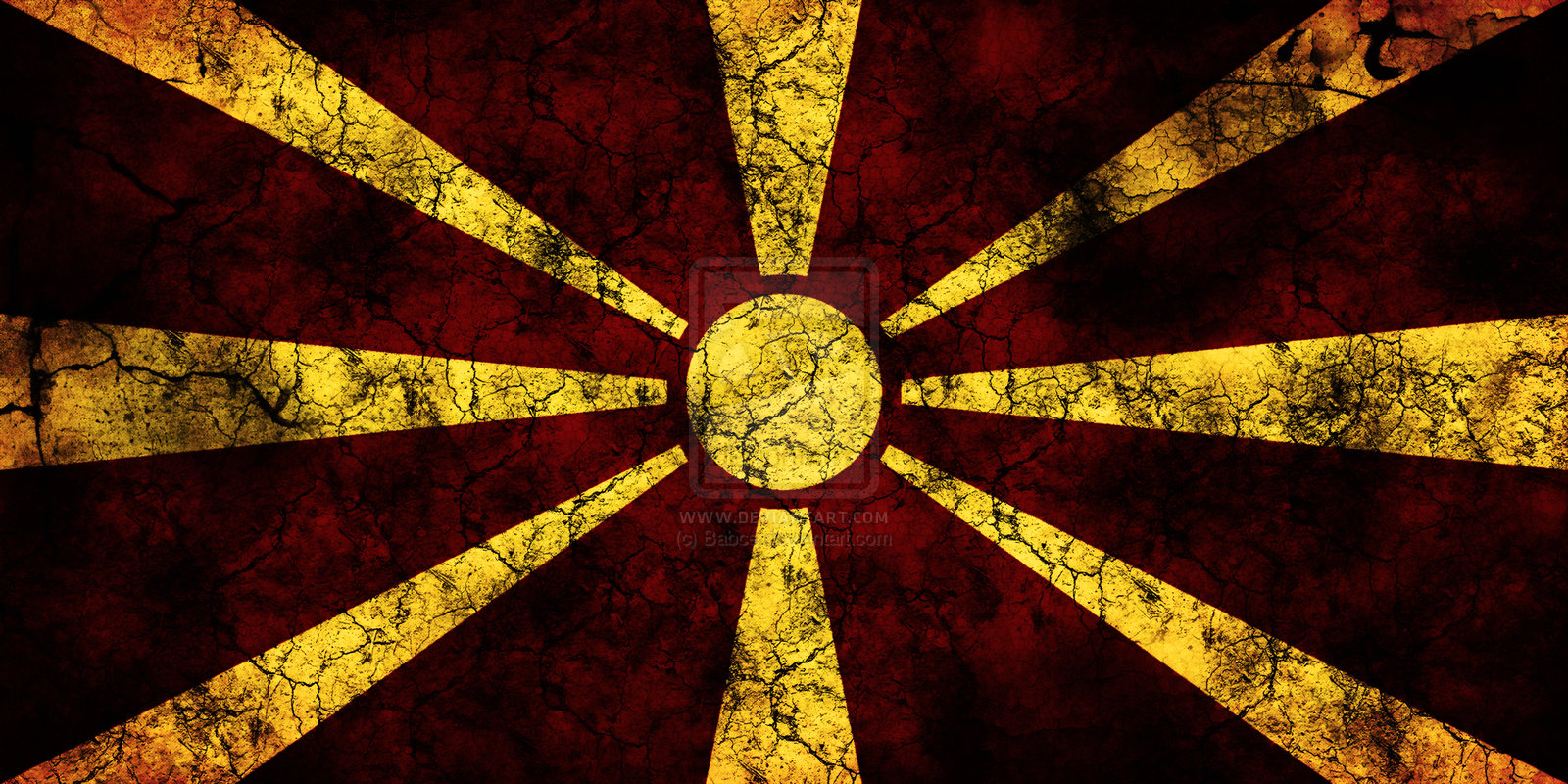 Завантажити шпалери Прапор Республіки Македонія на телефон безкоштовно