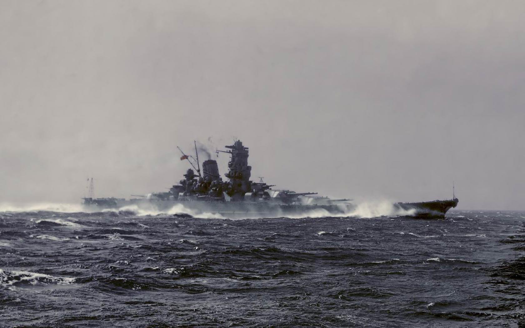 521931 Hintergrundbild herunterladen militär, japanisches schlachtschiff yamato, schlachtschiff, kriegsschiff, kriegsschiffe - Bildschirmschoner und Bilder kostenlos