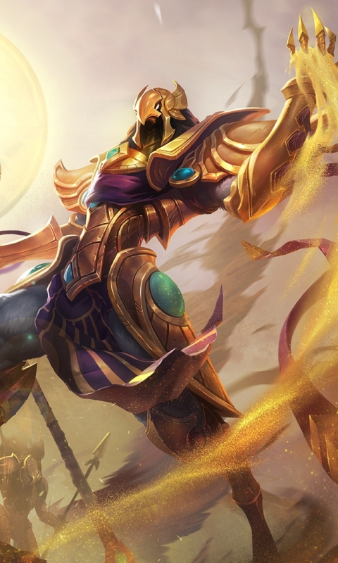 Download mobile wallpaper Sand, League Of Legends, Video Game, Azir (League Of Legends) for free.