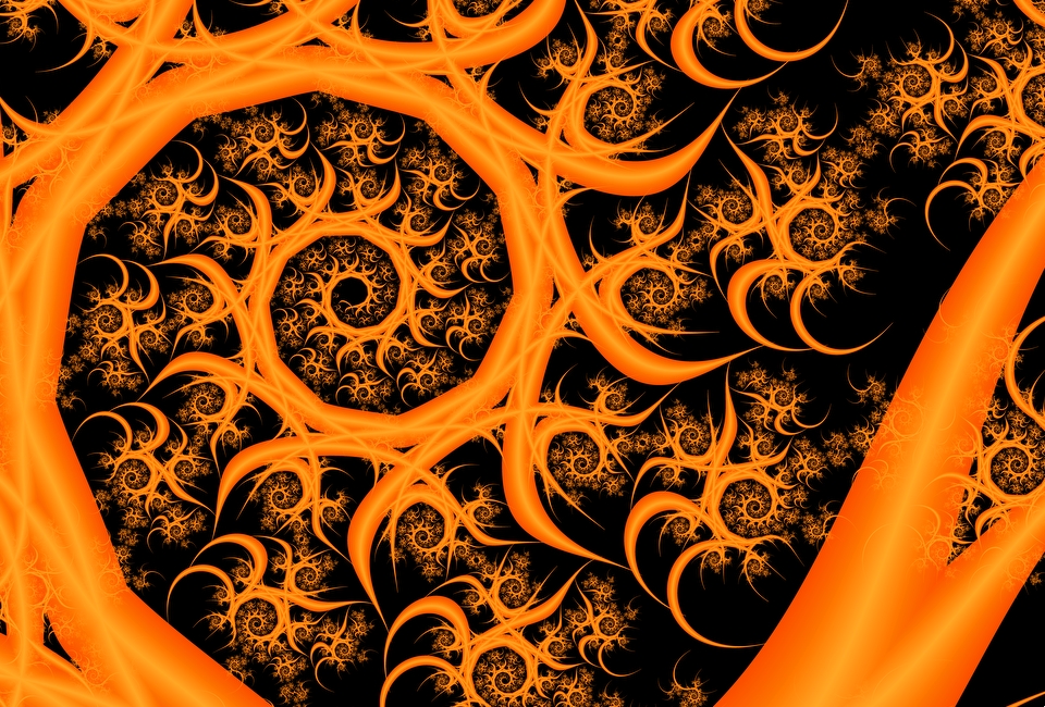 1514278 baixar papel de parede abstrato, fractal, projeto, cor laranja) - protetores de tela e imagens gratuitamente