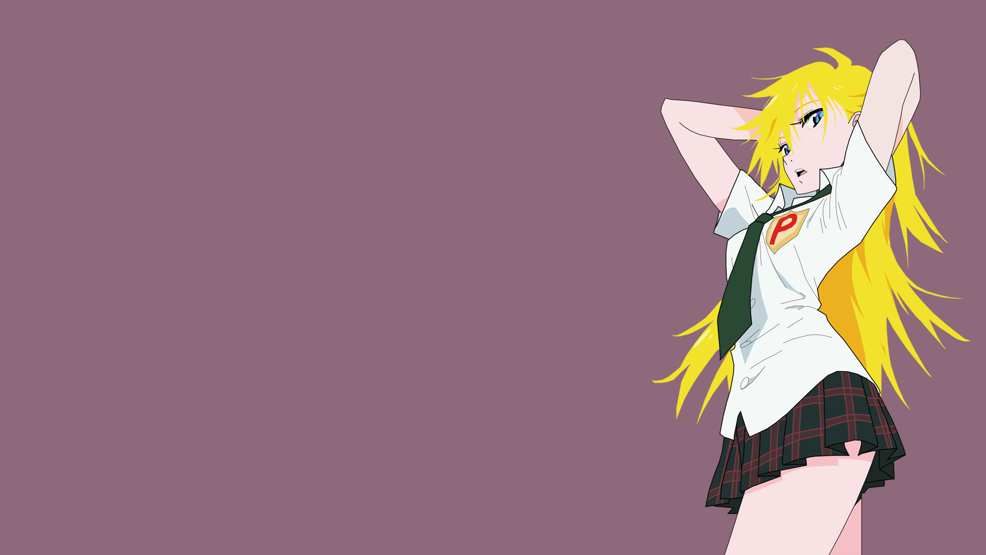 anime, panty & stocking with garterbelt, panty anarchy, vector