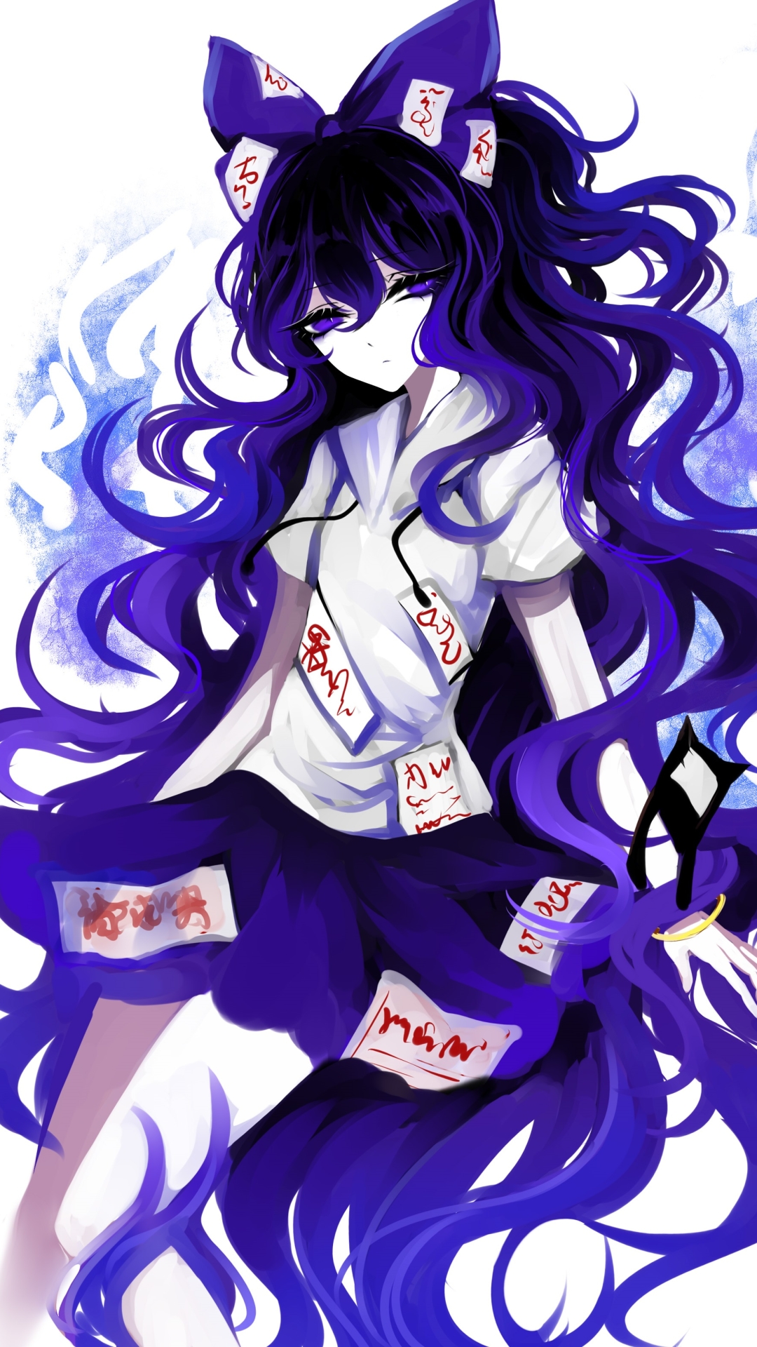 Download mobile wallpaper Anime, Touhou, Shion Yorigami for free.