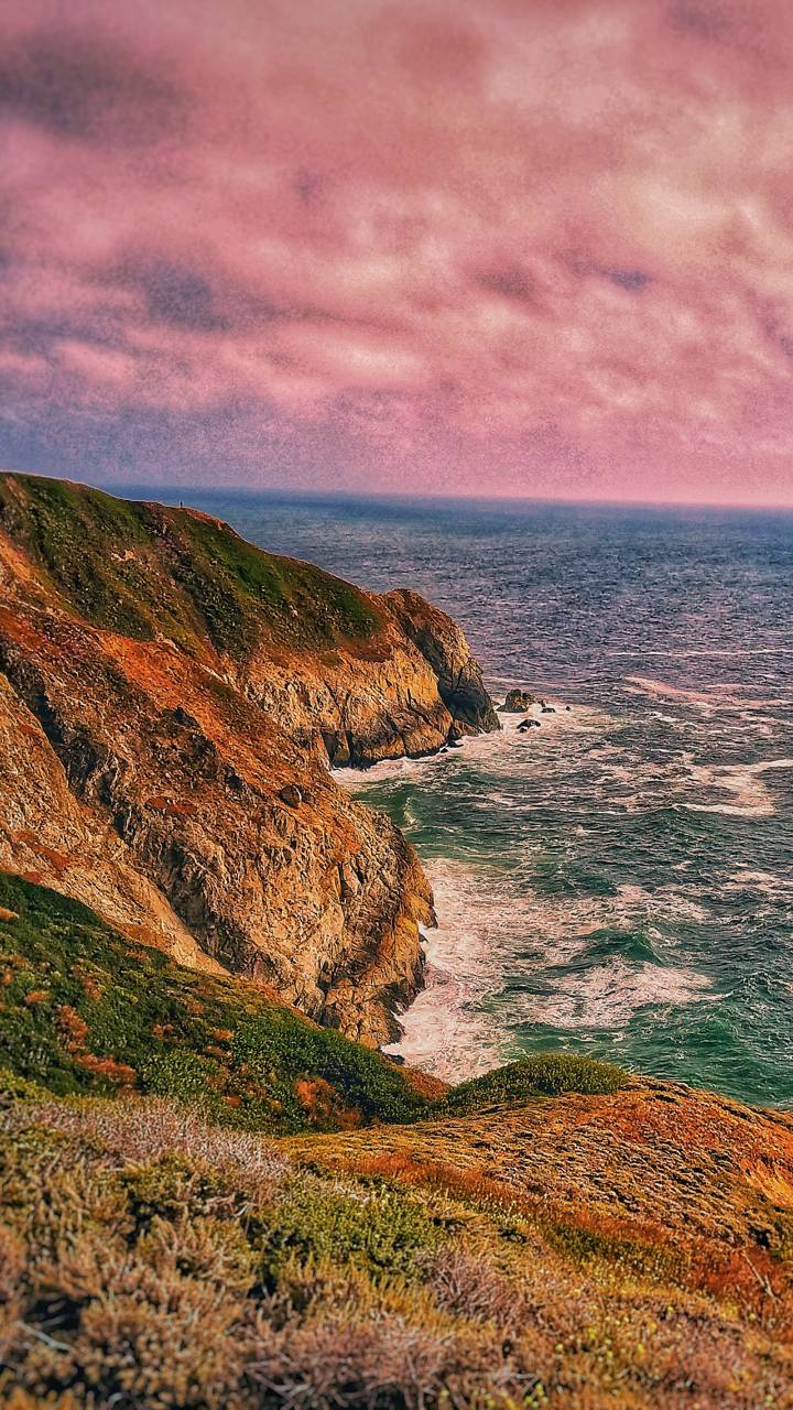 Download mobile wallpaper Nature, Horizon, Earth, Coastline for free.