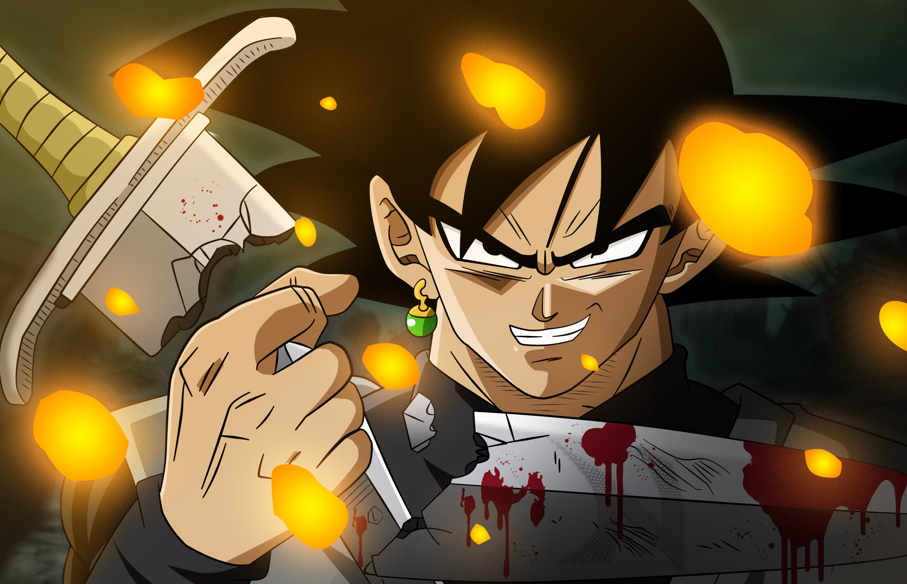 Baixe gratuitamente a imagem Anime, Dragon Ball, Dragon Ball Super, Goku Negro na área de trabalho do seu PC