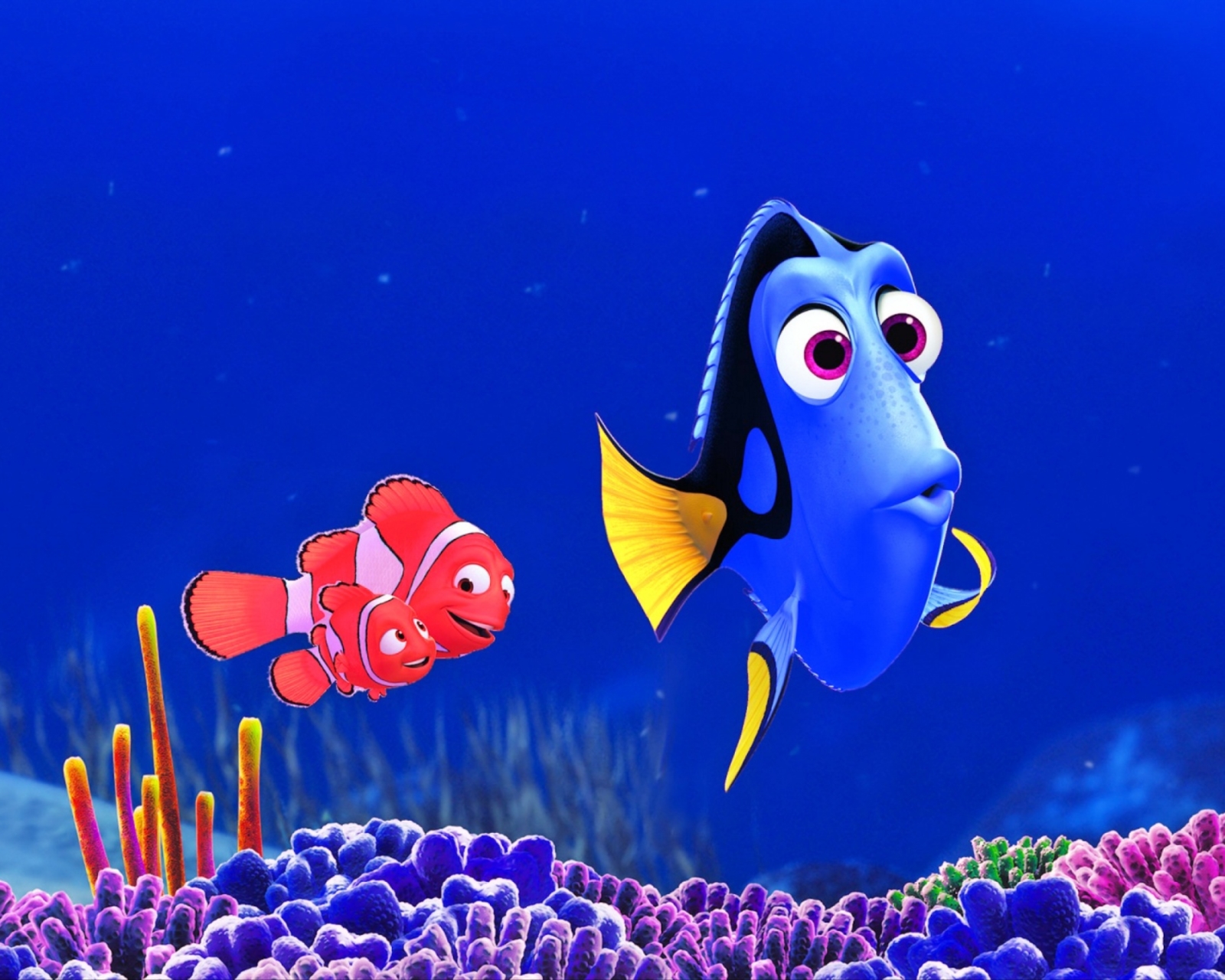 Download mobile wallpaper Movie, Dory (Finding Nemo), Marlin (Finding Nemo), Finding Nemo, Nemo (Finding Nemo) for free.