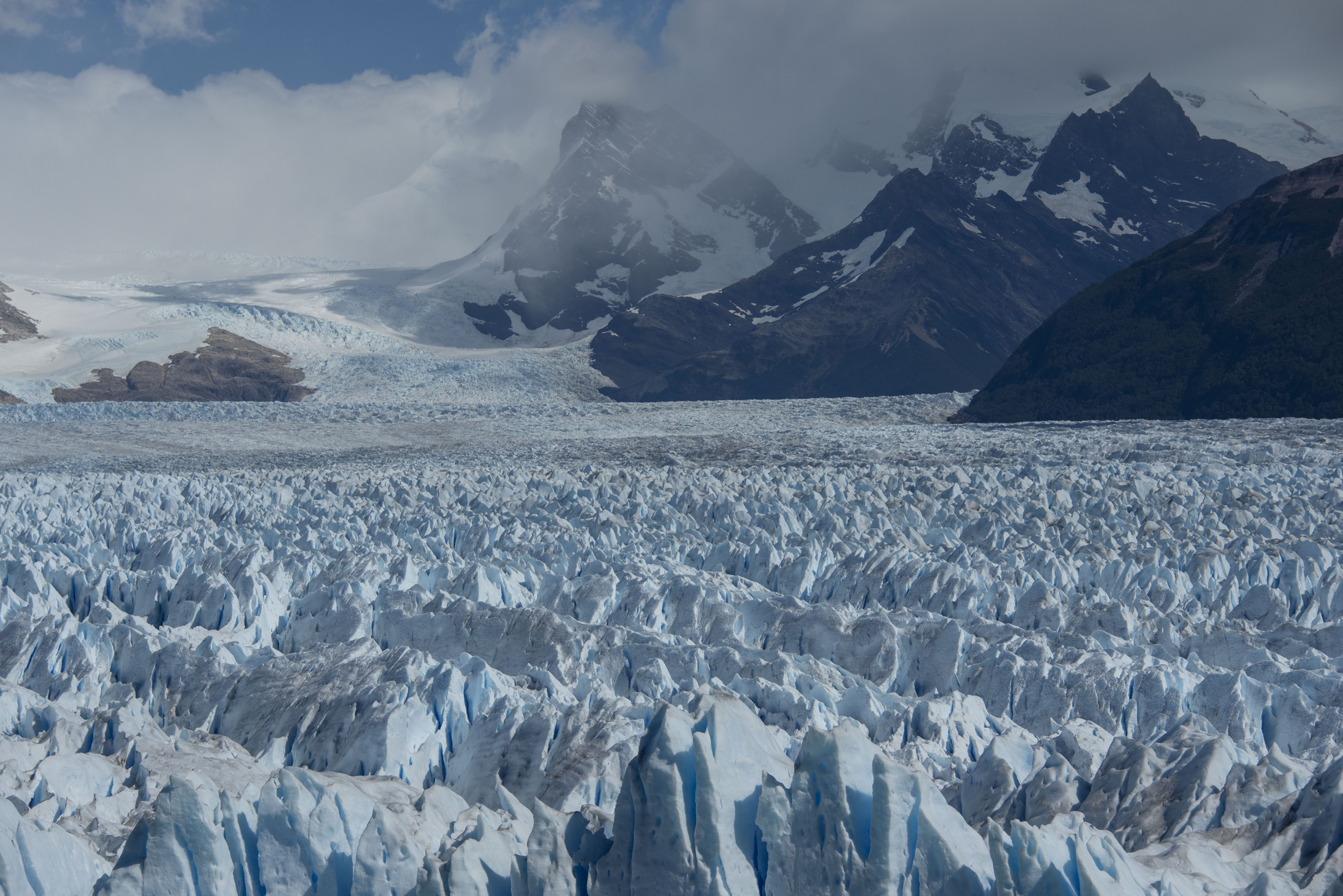 glacier, landscape, nature, mountains, ice, frozen Smartphone Background