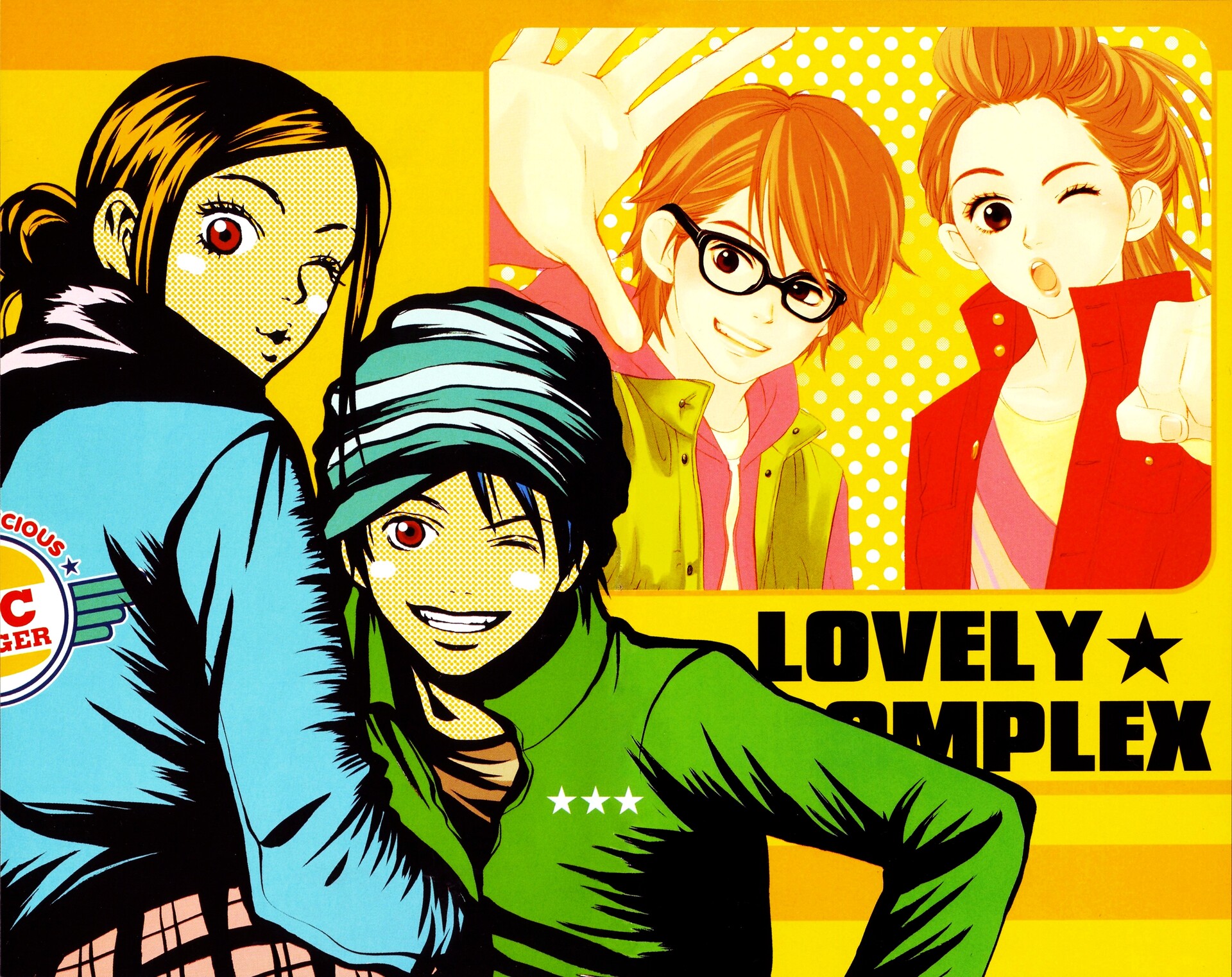 971255 Hintergrundbild herunterladen animes, lovely complex, atsushi ōtani, risa koizumi - Bildschirmschoner und Bilder kostenlos