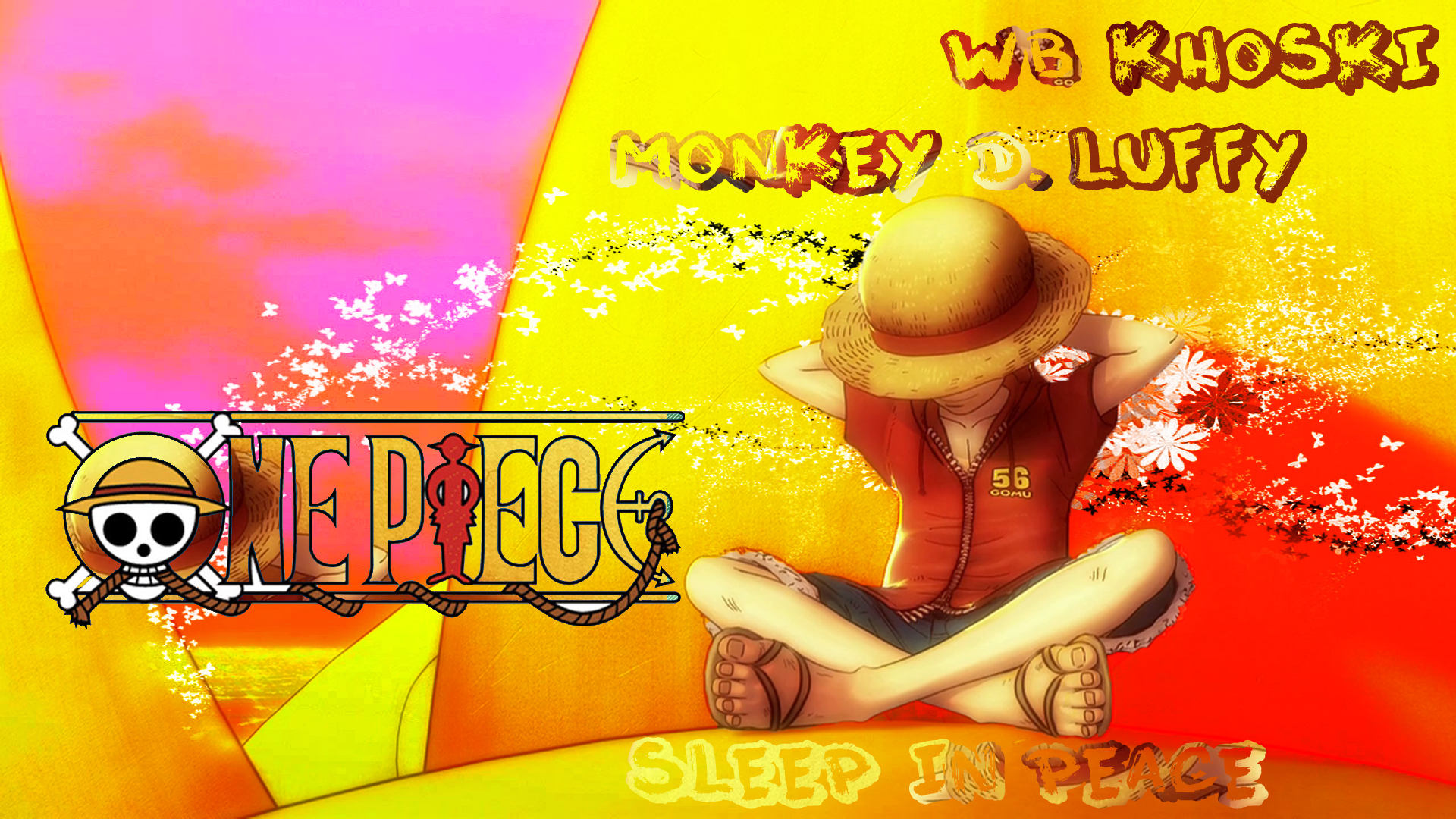 Téléchargez gratuitement l'image En Train De Dormir, Animé, One Piece, Monkey D Luffy sur le bureau de votre PC