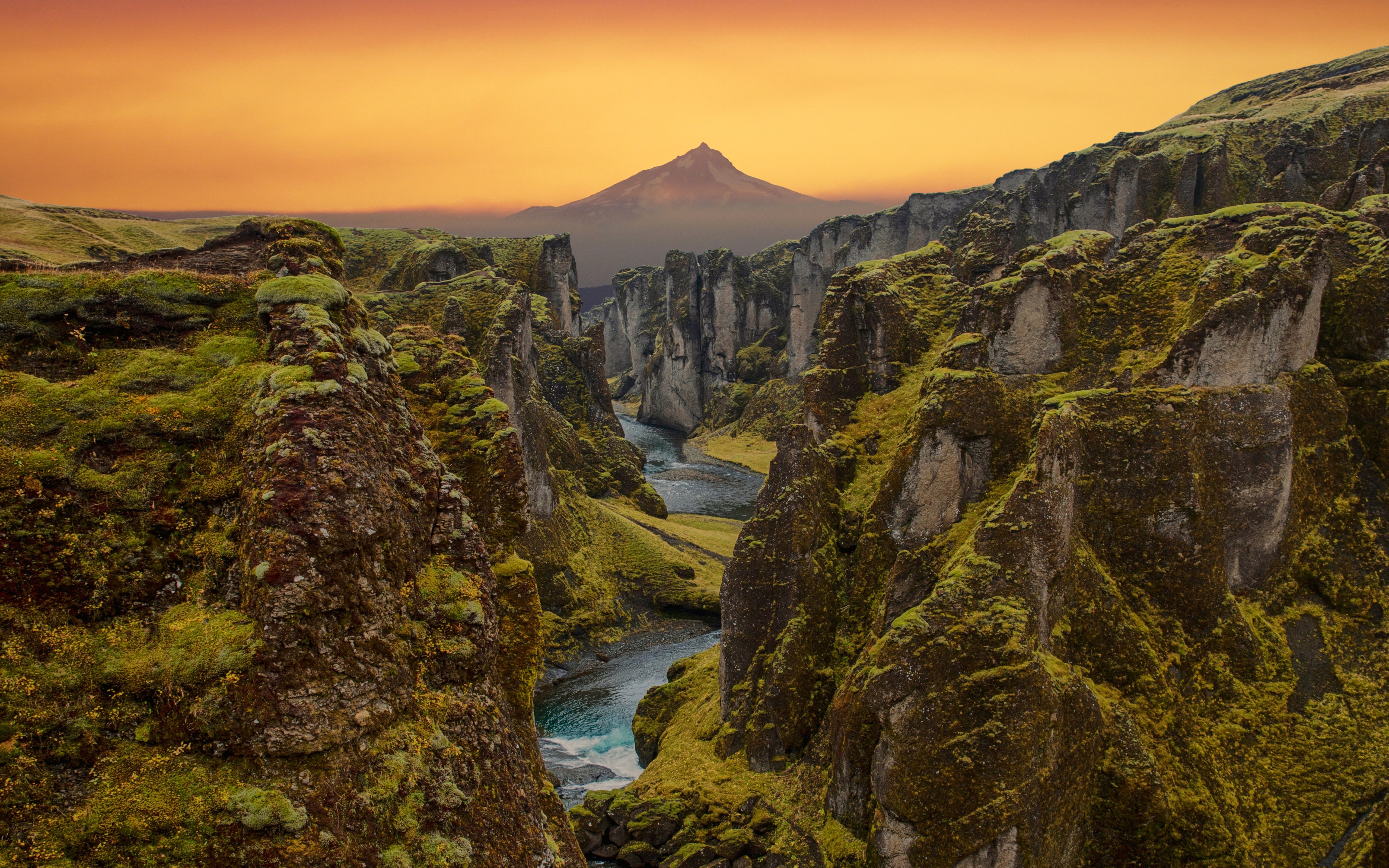 Free download wallpaper Nature, Sunset, Canyon, Mountain, Earth, Cliff, Canyons, River on your PC desktop