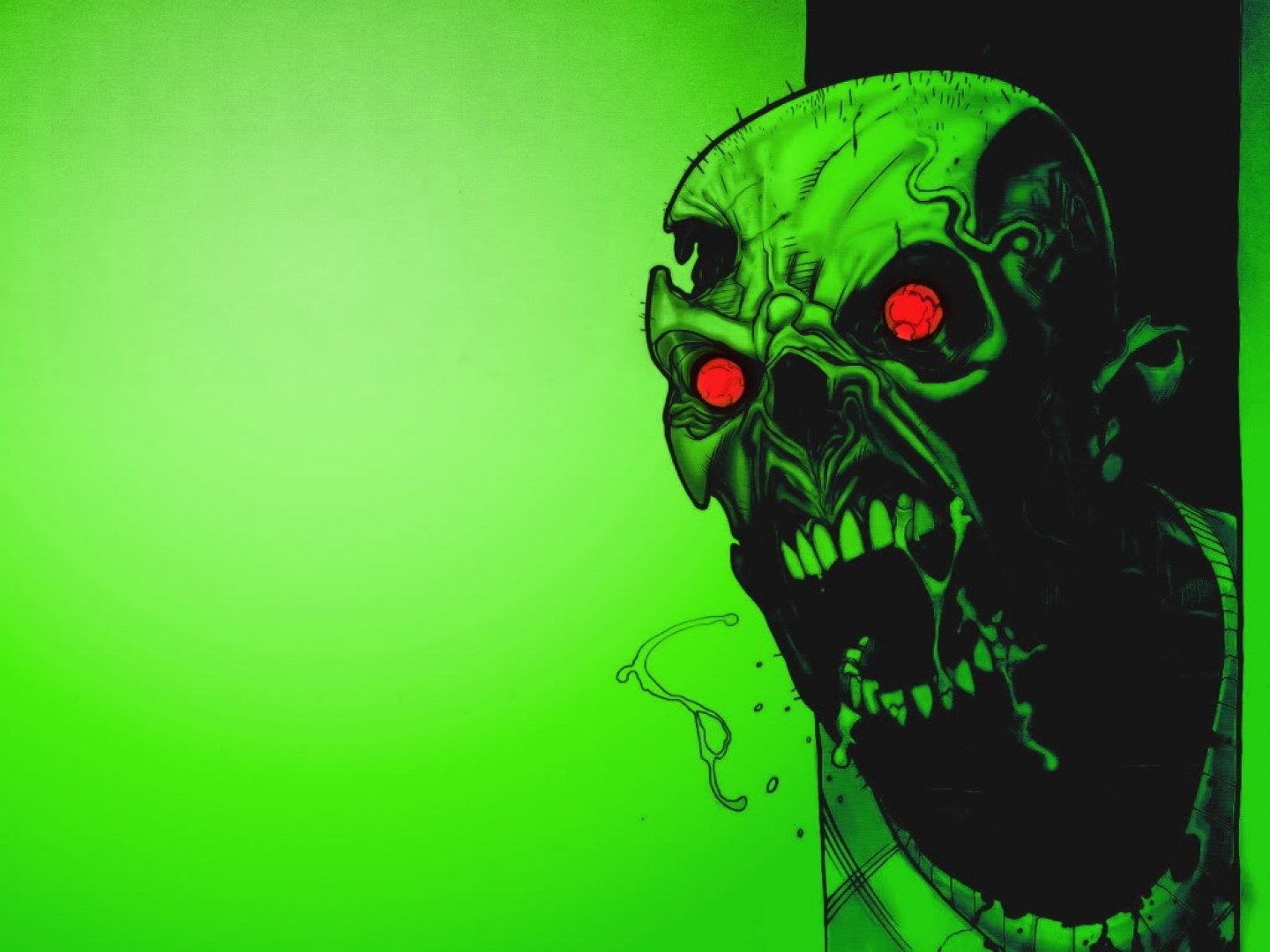 Download mobile wallpaper Zombie, Dark for free.