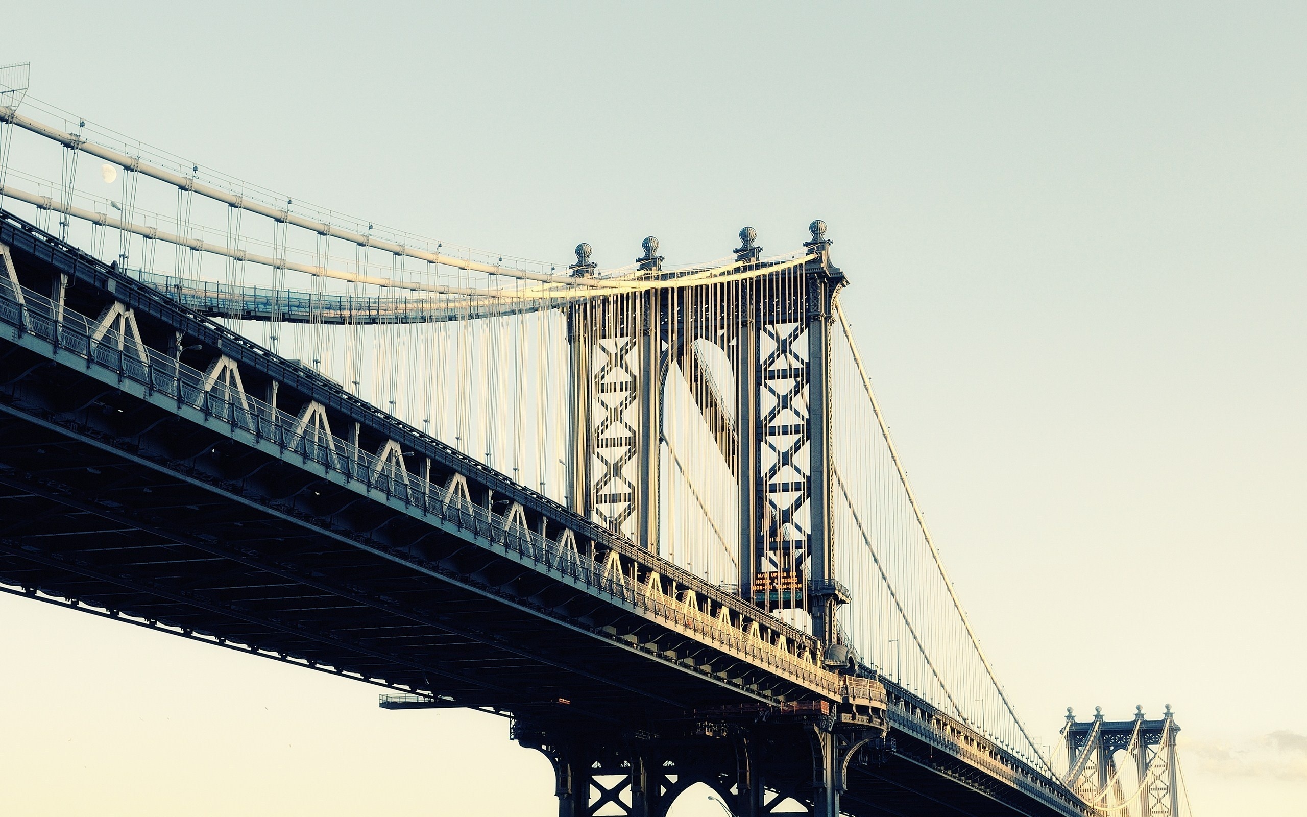 280875 скачать картинку сделано человеком, манхэттенский мост, мосты - обои и заставки бесплатно