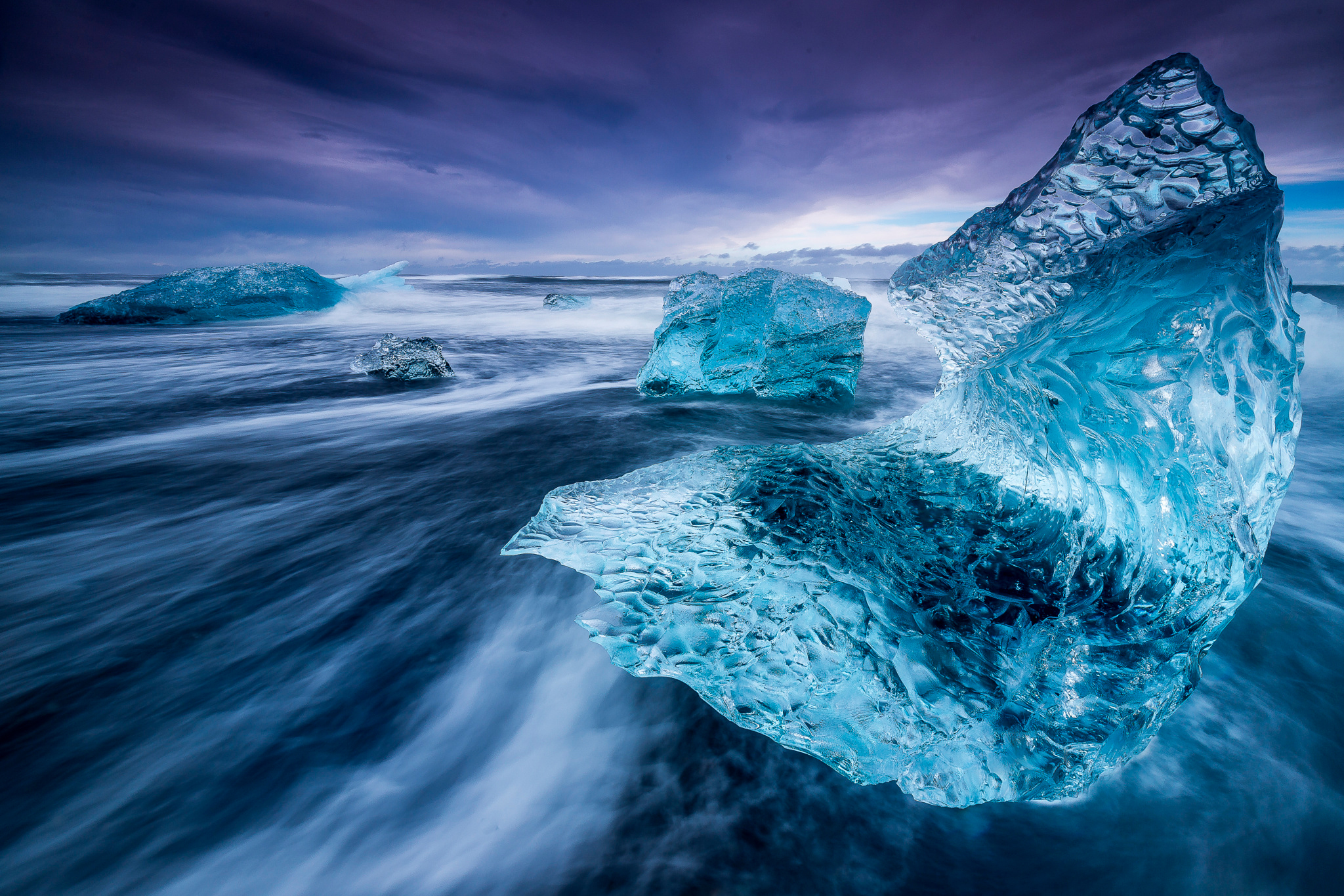 Free download wallpaper Nature, Ice, Horizon, Ocean, Earth, Foam on your PC desktop