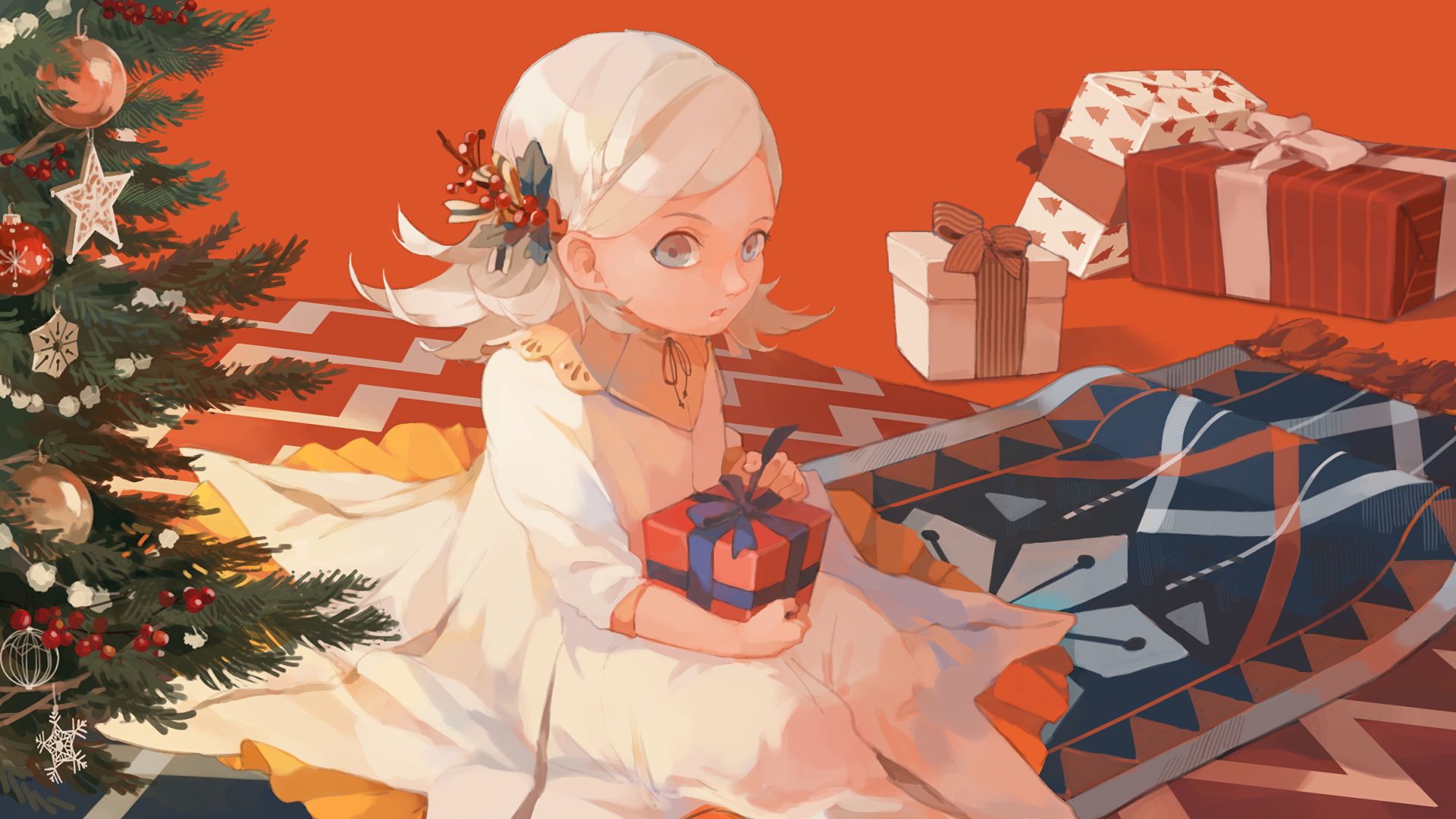 Free download wallpaper Anime, Christmas on your PC desktop