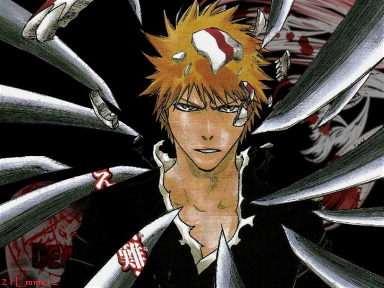 Handy-Wallpaper Bleach, Animes, Ichigo Kurosaki kostenlos herunterladen.