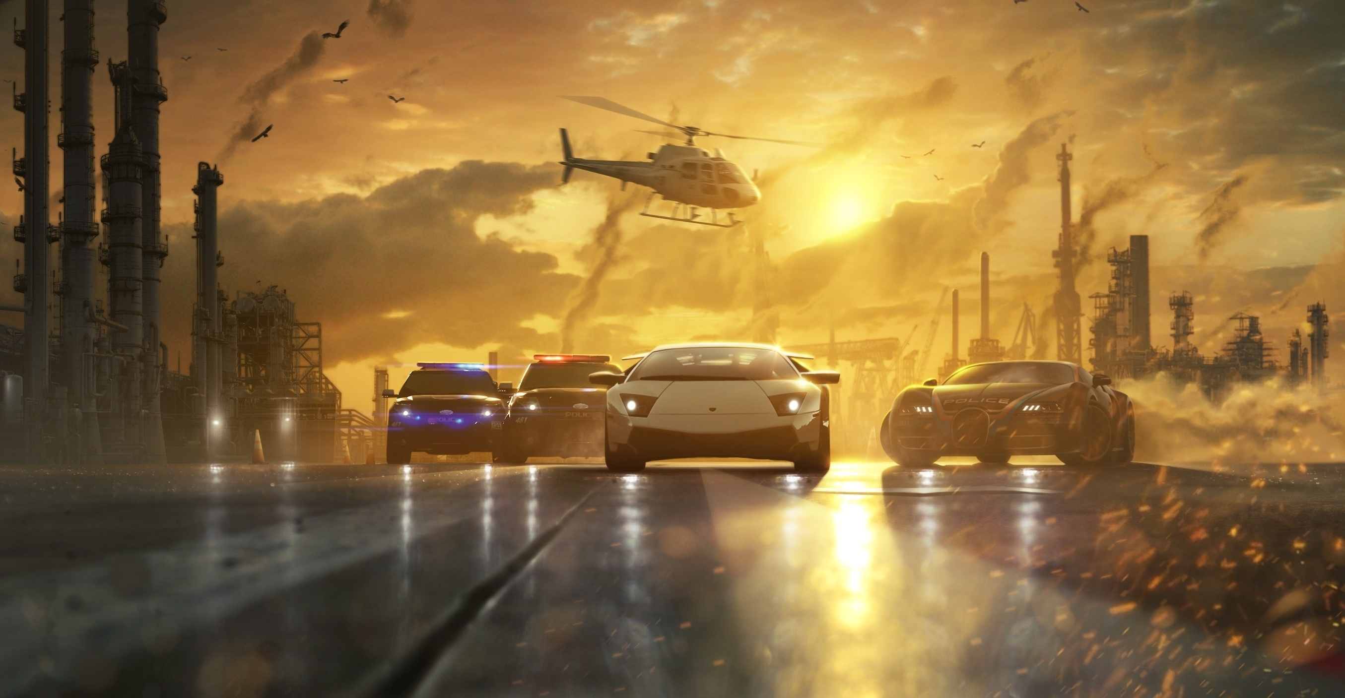 vertical wallpaper need for speed, games, yellow