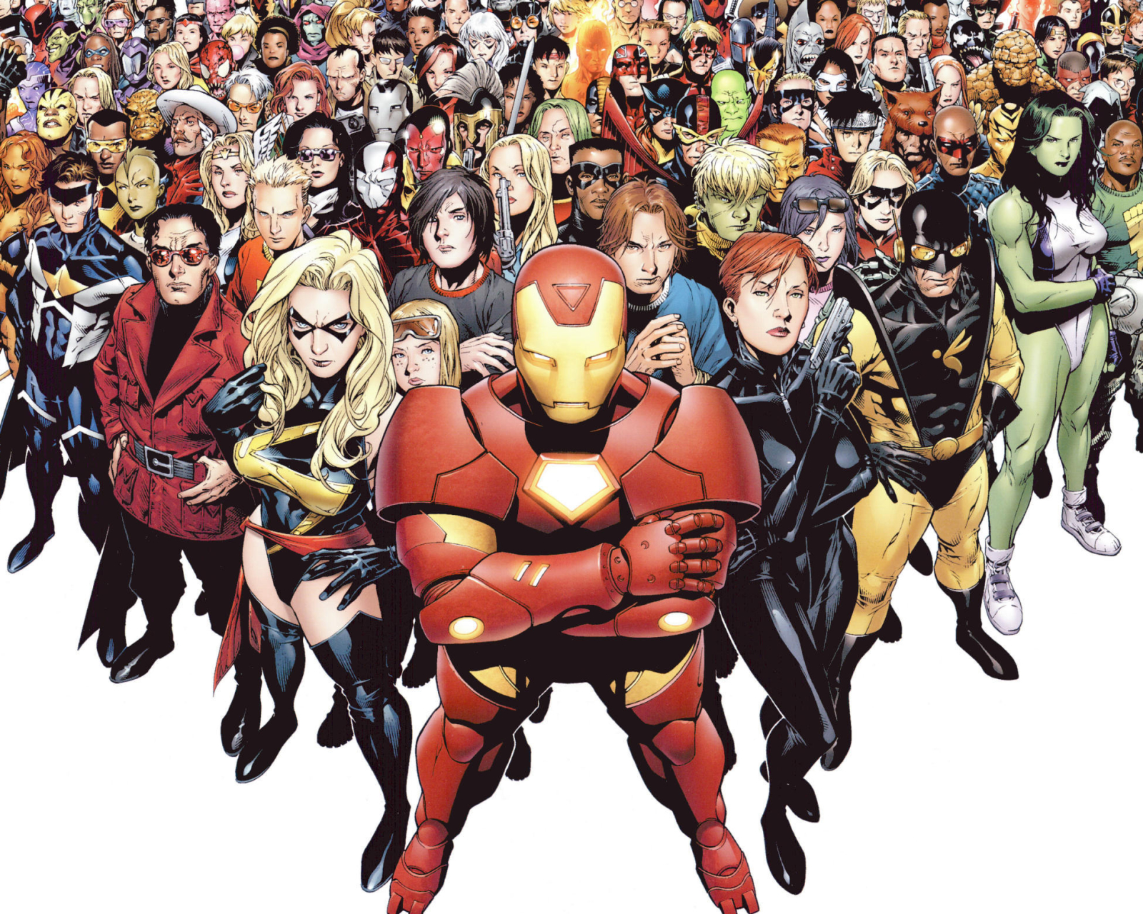 Free download wallpaper Iron Man, Comics, She Hulk, Ms Marvel, Marvel Comics on your PC desktop