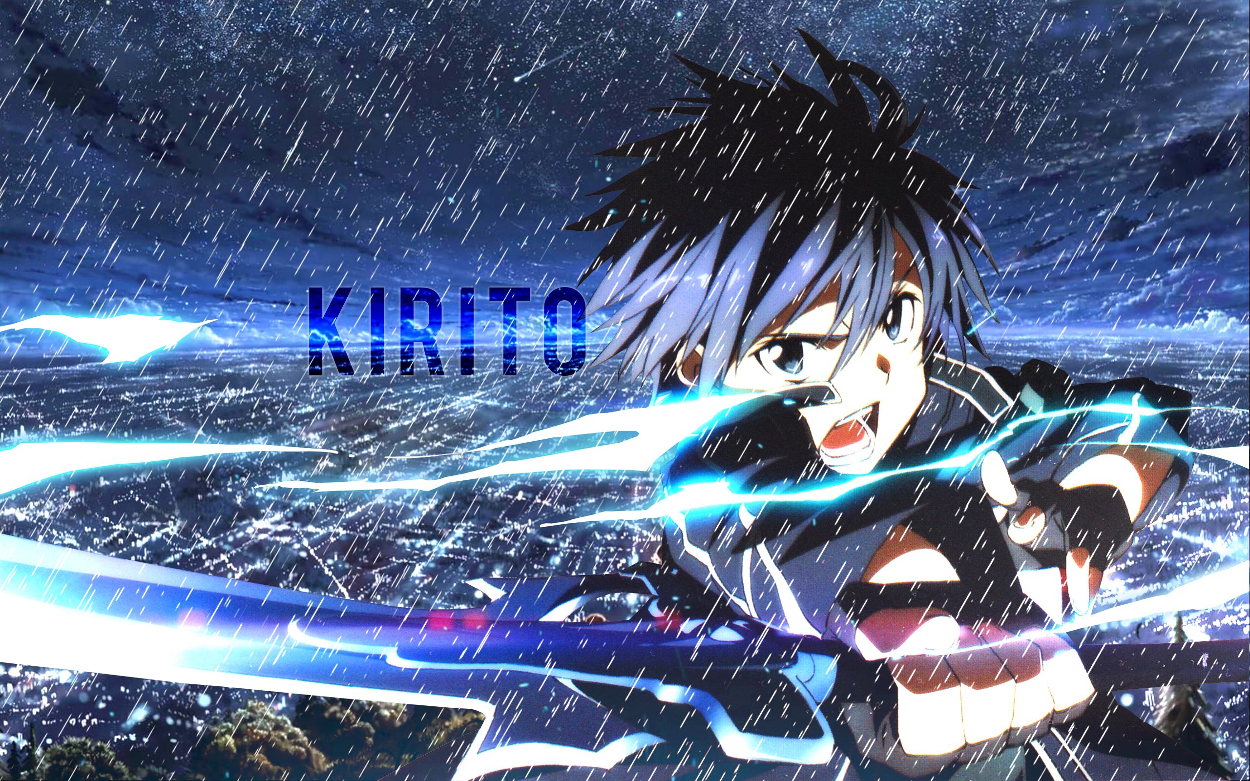 Baixar papel de parede para celular de Anime, Sword Art Online, Kirito (Sword Art Online), Kazuto Kirigaya gratuito.