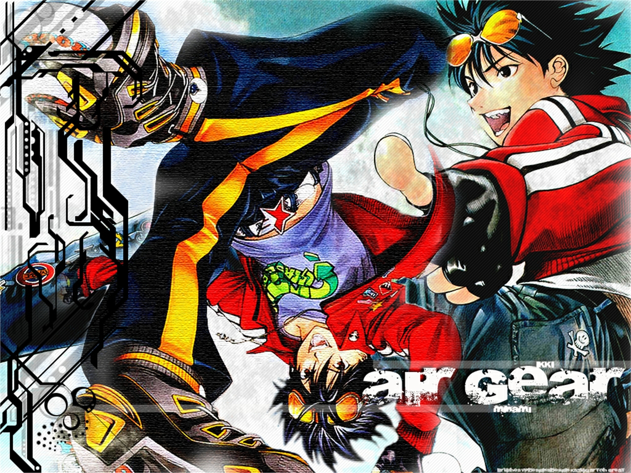 Handy-Wallpaper Animes, Air Gear kostenlos herunterladen.