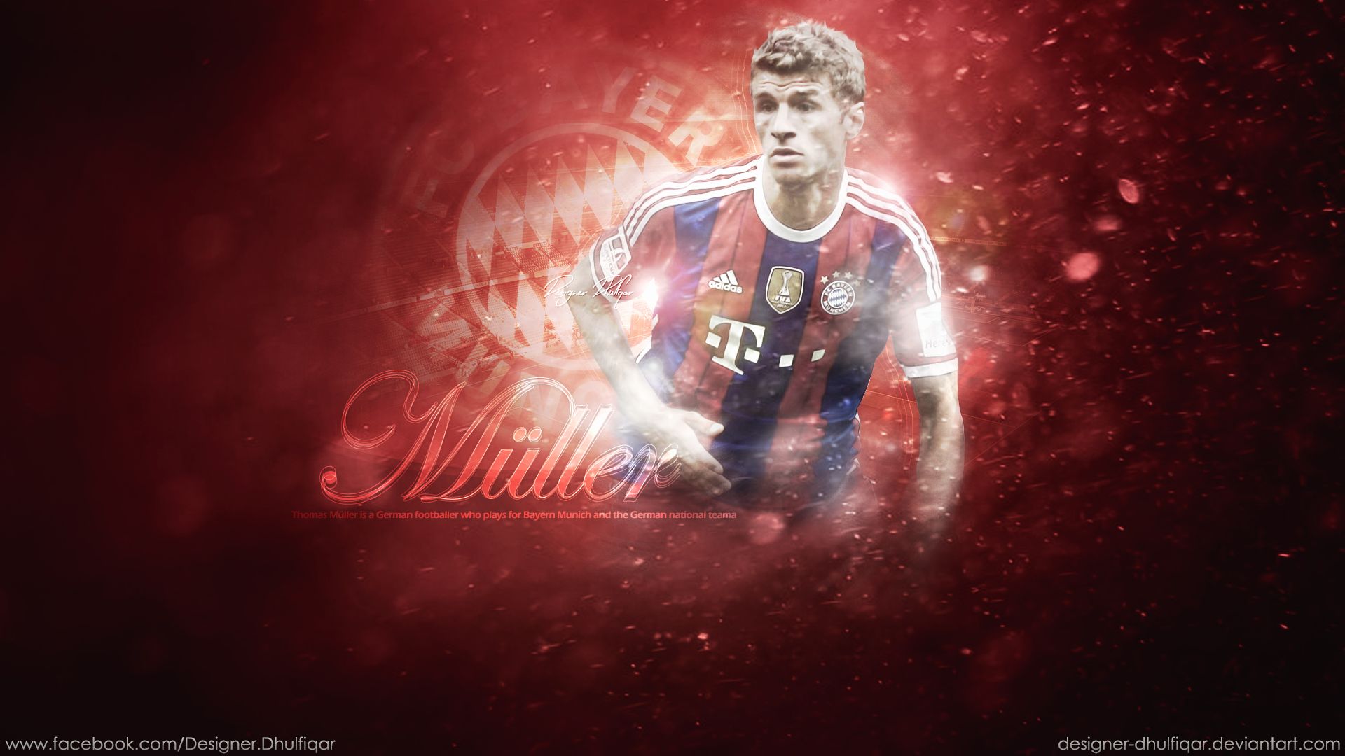 Download mobile wallpaper Sports, German, Soccer, Fc Bayern Munich, Thomas Müller for free.