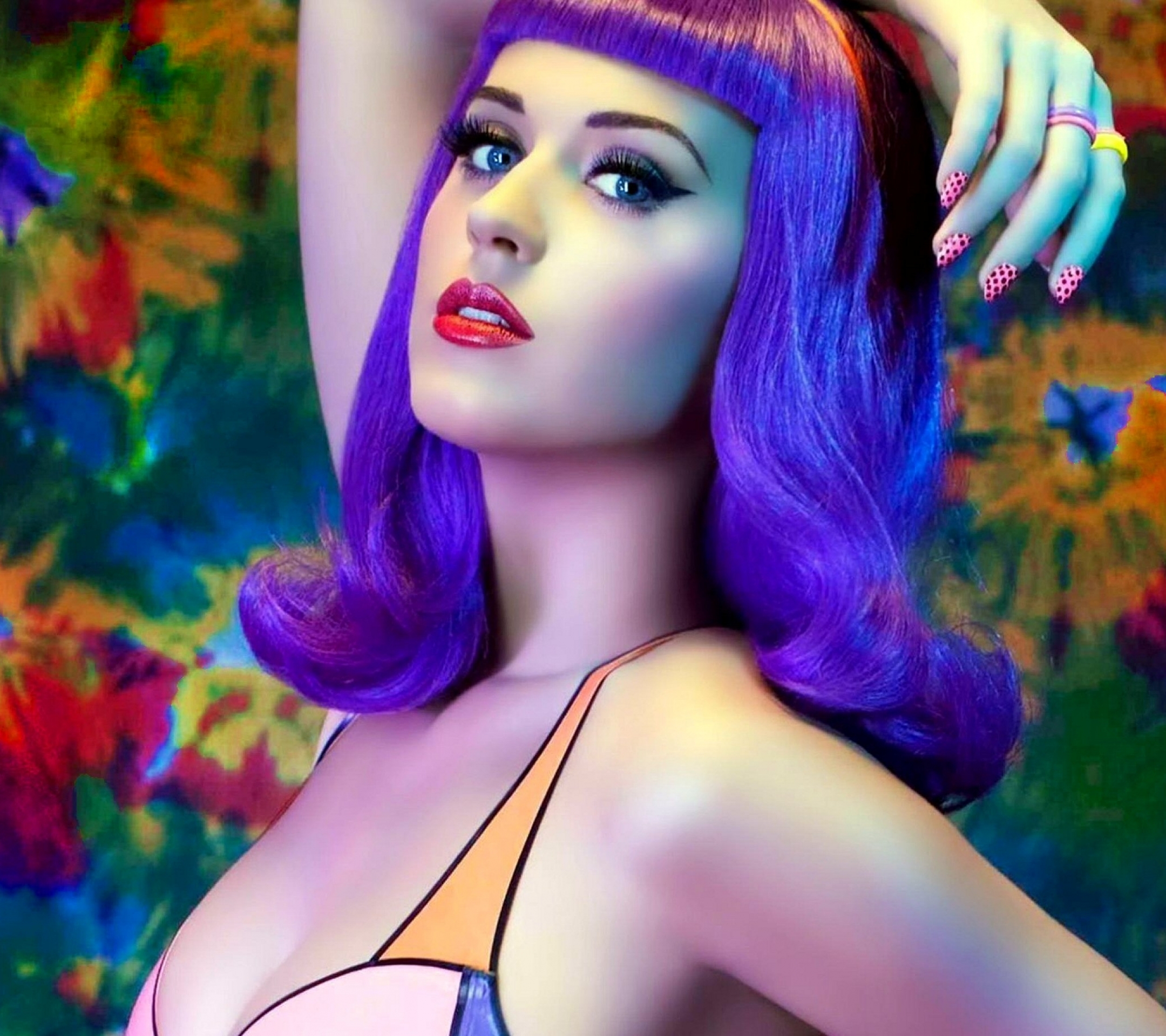 Download mobile wallpaper Music, Katy Perry, Singer, Blue Eyes for free.