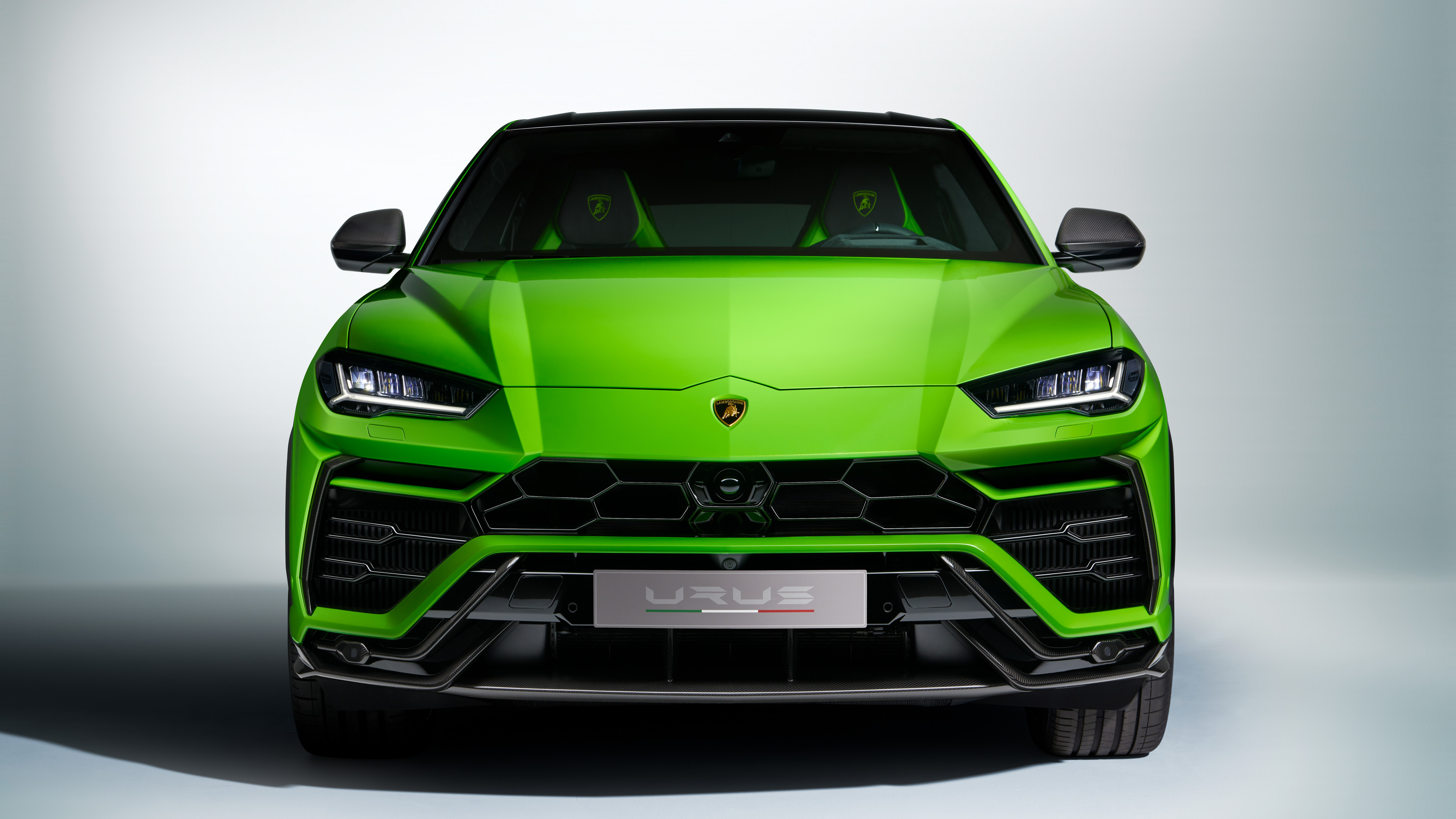 Laden Sie das Lamborghini, Autos, Geländewagen, Lamborghini Urus, Fahrzeuge, Grünes Auto-Bild kostenlos auf Ihren PC-Desktop herunter