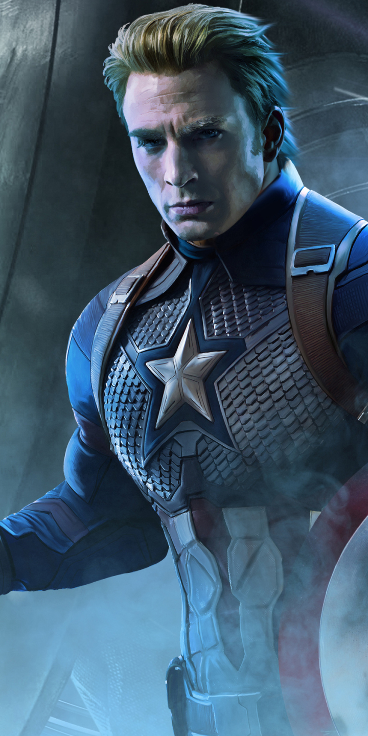 Download mobile wallpaper Captain America, Chris Evans, Movie, The Avengers, Steve Rogers, Avengers Endgame for free.