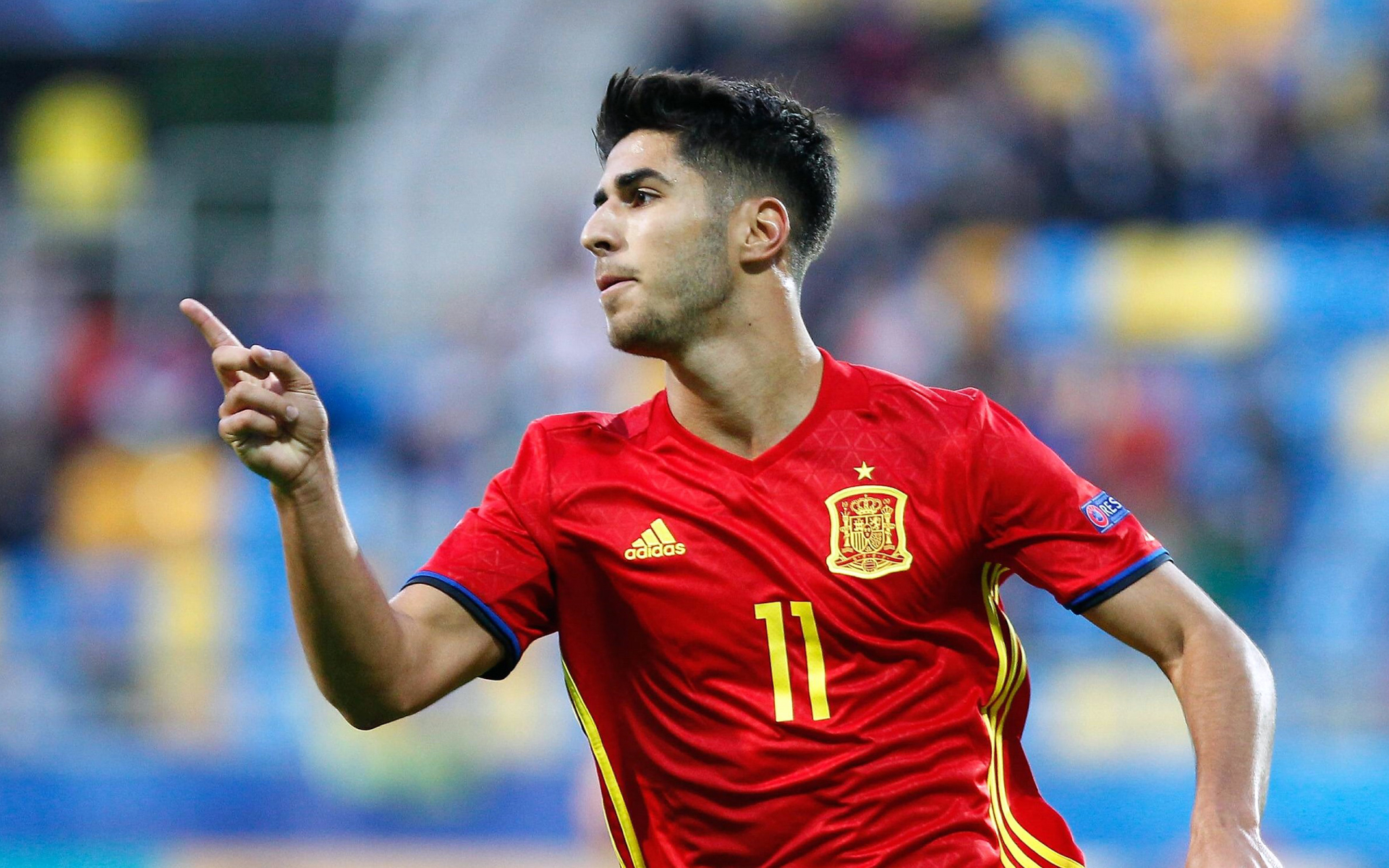 Download mobile wallpaper Sports, Soccer, Spain National Football Team, Marco Asensio for free.