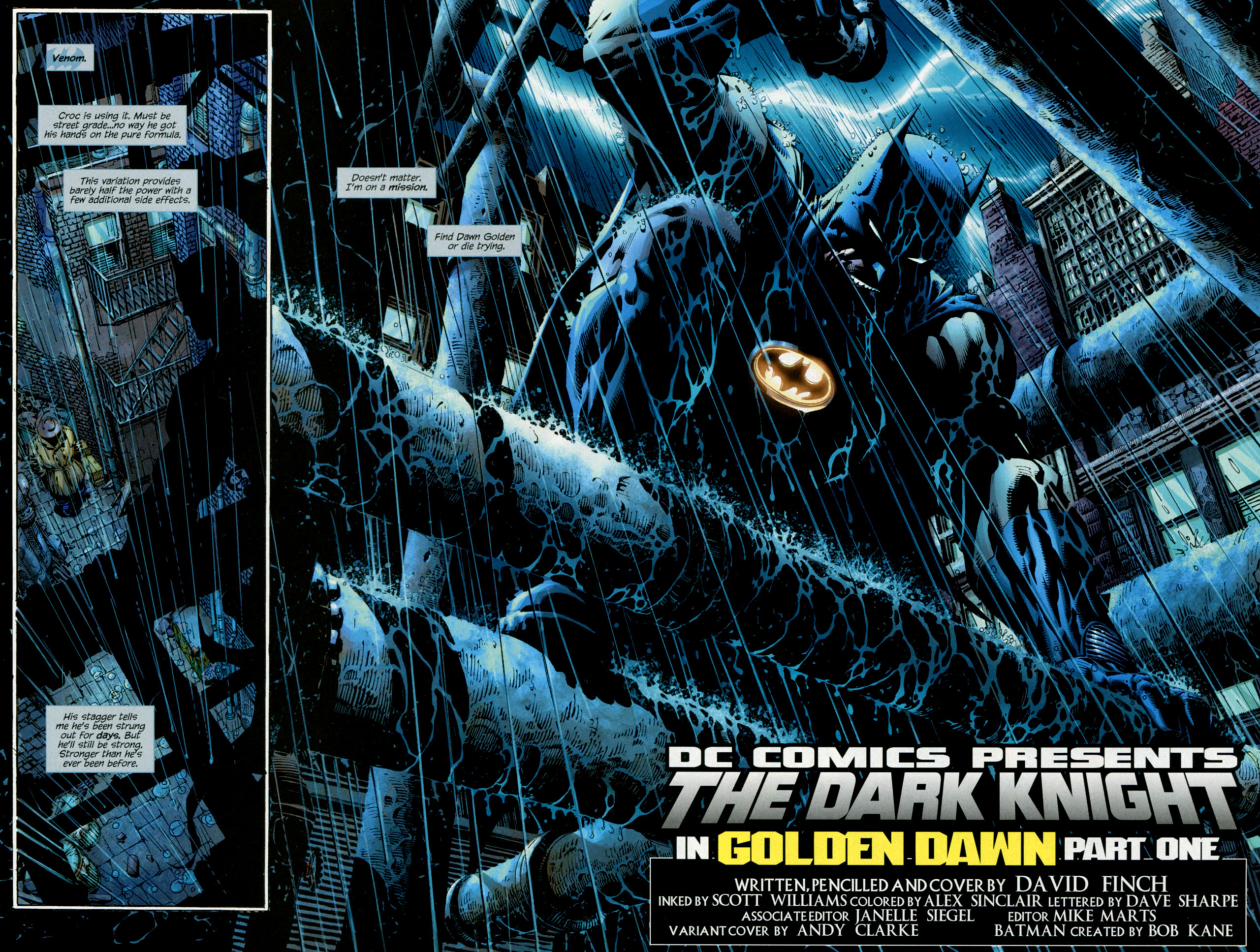 Скачать обои бесплатно Комиксы, Бэтмен, Темный Рыцарь: Золотая Заря картинка на рабочий стол ПК