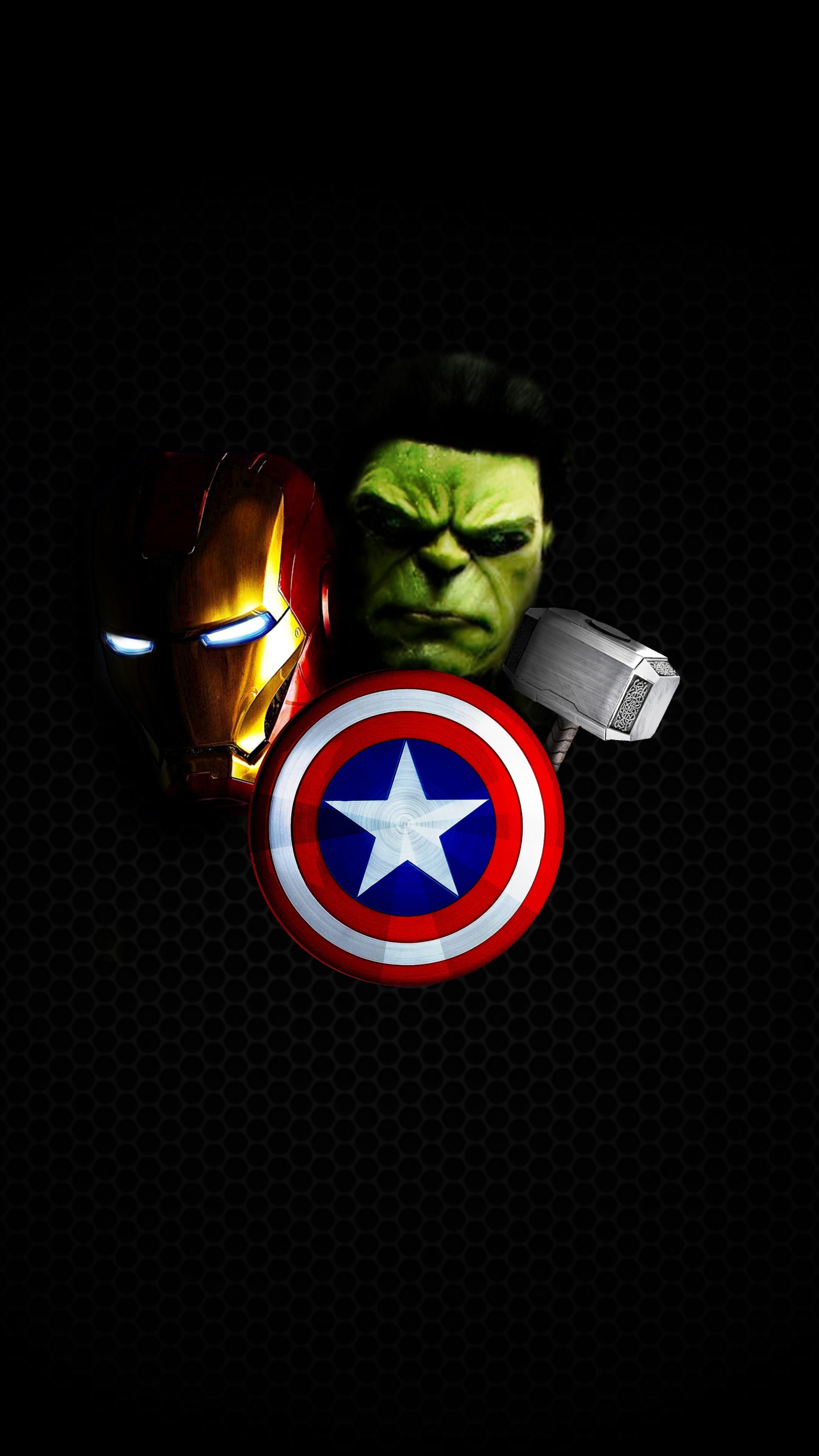 Handy-Wallpaper Hulk, Comics, Ironman, Kapitän Amerika, Thor, Die Rächer, The Avengers kostenlos herunterladen.
