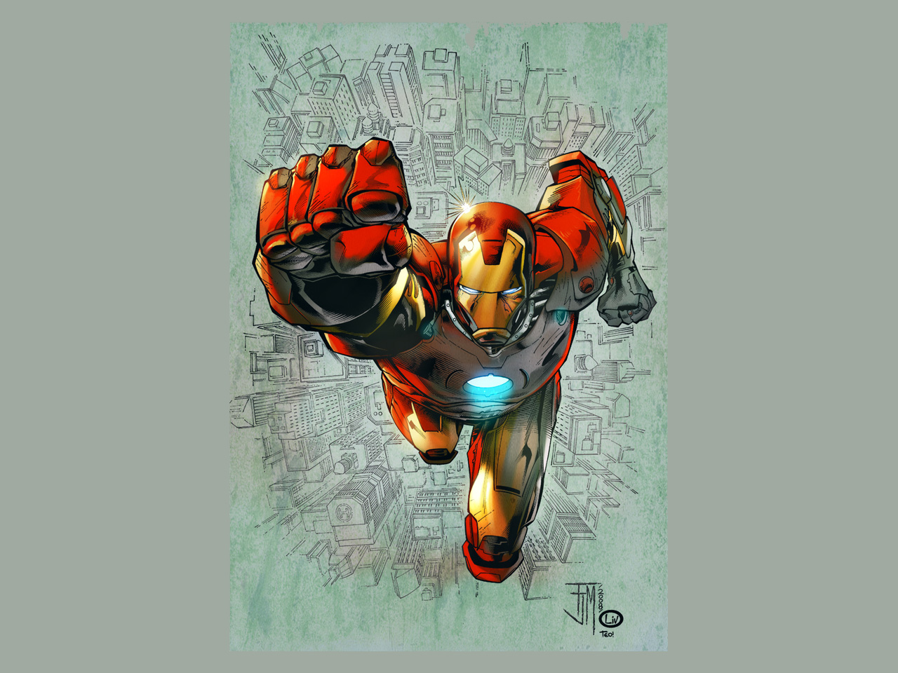 Baixar papel de parede para celular de Homem De Ferro, História Em Quadrinhos gratuito.