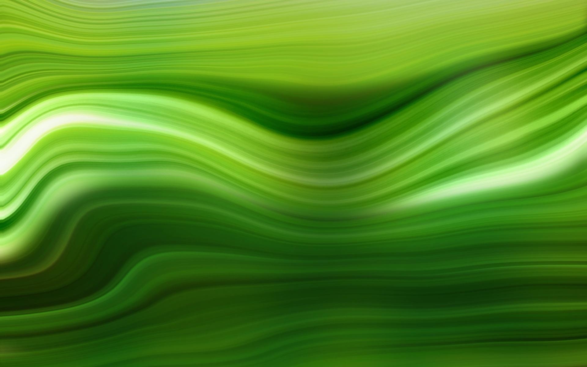 Скачать картинку Зеленый, Волна, Абстрактные в телефон бесплатно.