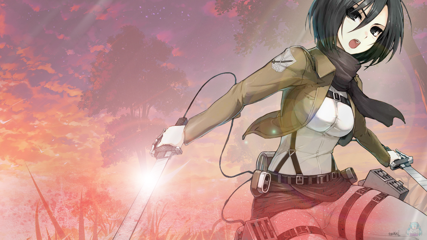 Download mobile wallpaper Mikasa Ackerman, Attack On Titan, Anime for free.